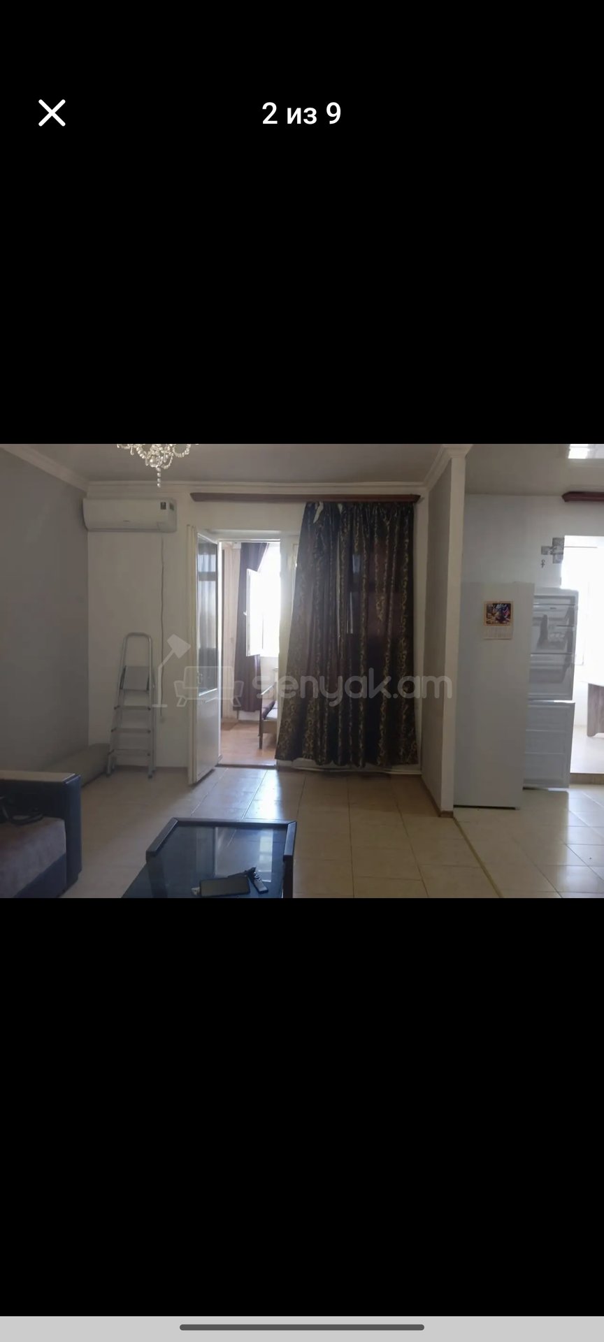 2 Սենյականոց Բնակարան Քարե Շենքում, 56քմ, 2/4 հարկ, Նորմալ Վիճակում, Կահավորված, Արևկող