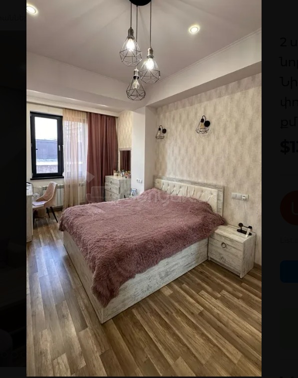 2 Սենյականոց Բնակարան Նորակառույցում, 57քմ, 3/12 հարկ, Դիզայներական Վերանորոգված