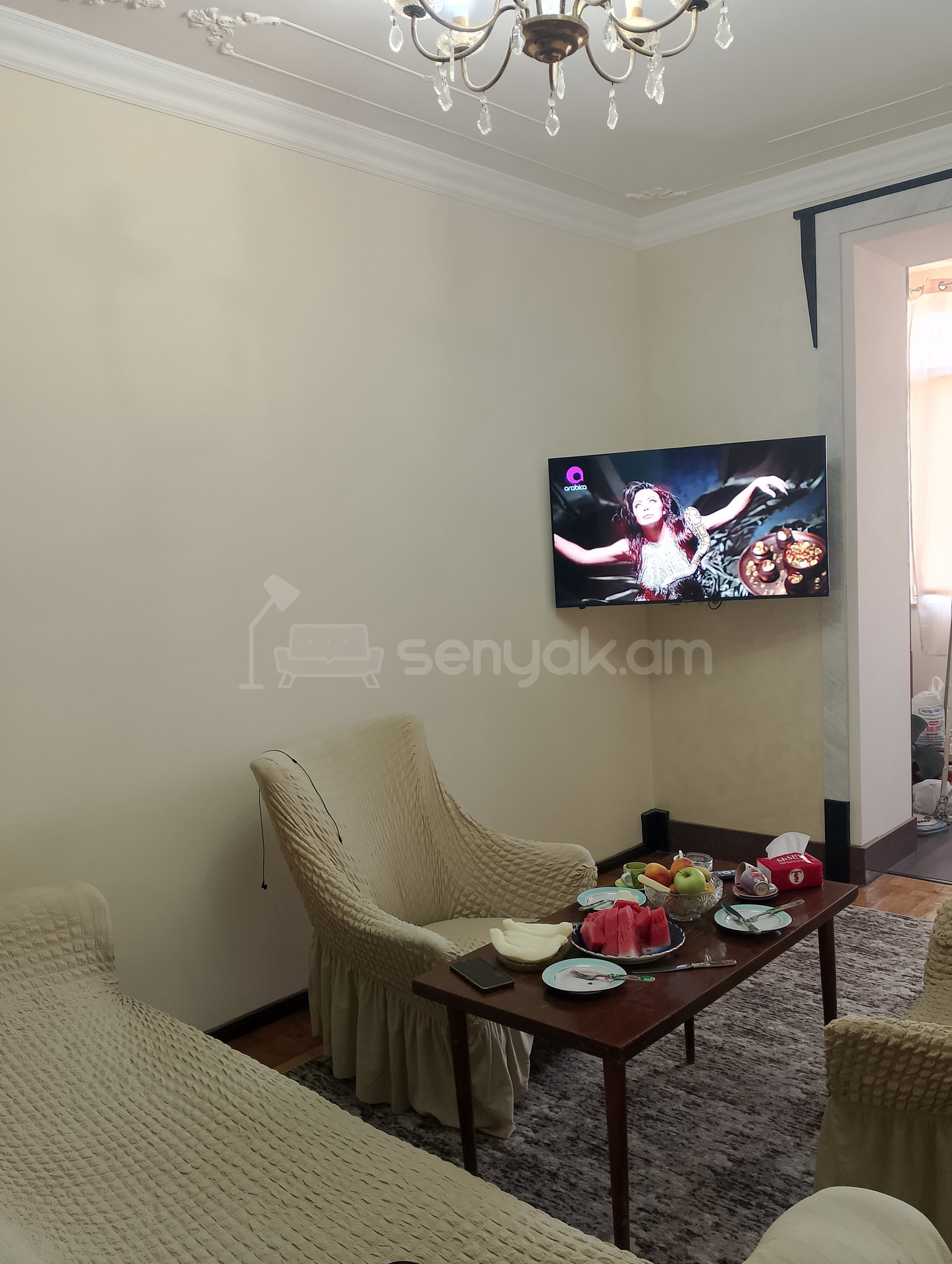 2 Սենյականոց Բնակարան Քարե Շենքում, 60քմ, 3/5 հարկ, Կապիտալ Վերանորոգված, Կահավորված, Արևկող