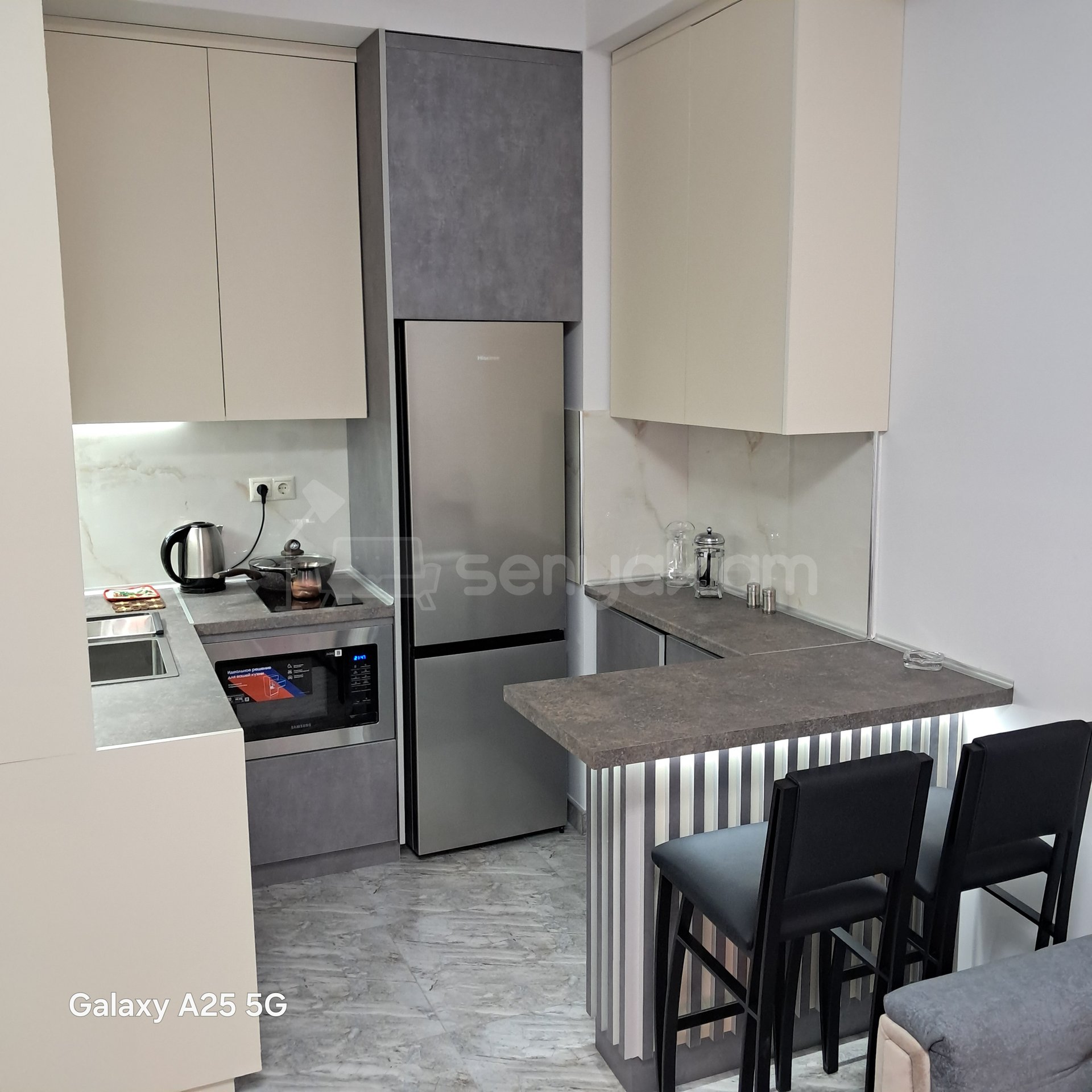 2 Սենյականոց Բնակարան Նորակառույցում, 60քմ, 3/8 հարկ, Դիզայներական Վերանորոգված