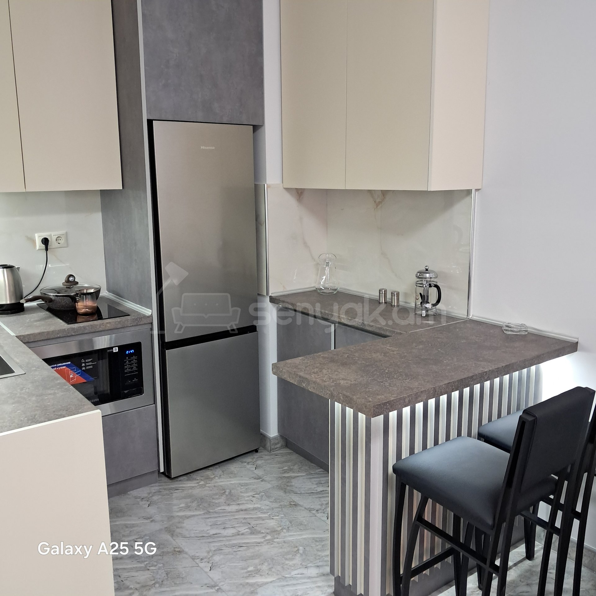 2 Սենյականոց Բնակարան Նորակառույցում, 60քմ, 3/8 հարկ, Դիզայներական Վերանորոգված