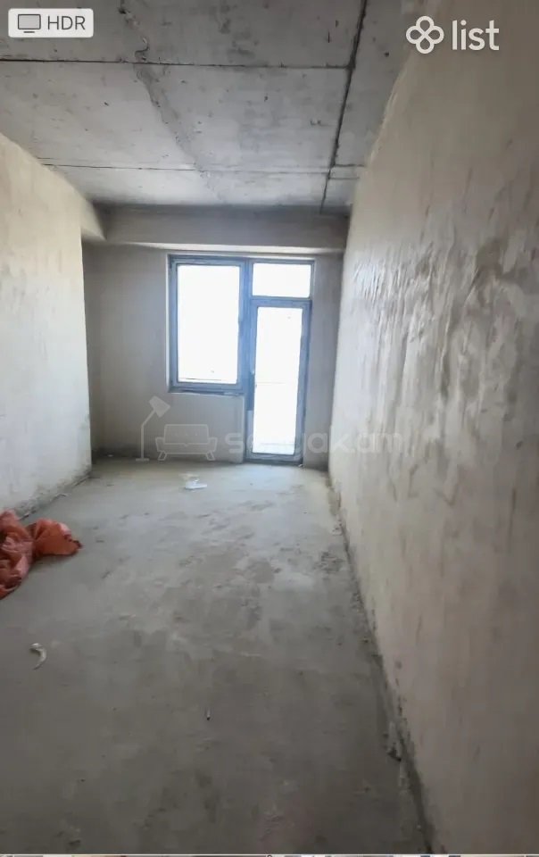 2 Սենյականոց Բնակարան, 52քմ, 12/16 հարկ, Զրոյական Վիճակում