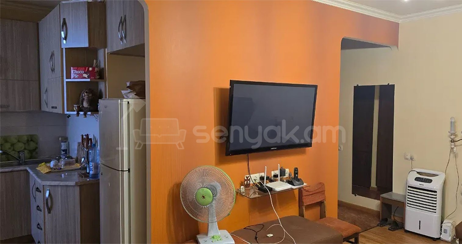 1 Սենյականոց Բնակարան Քարե Շենքում, 45քմ, 2/5 հարկ, Կապիտալ Վերանորոգված