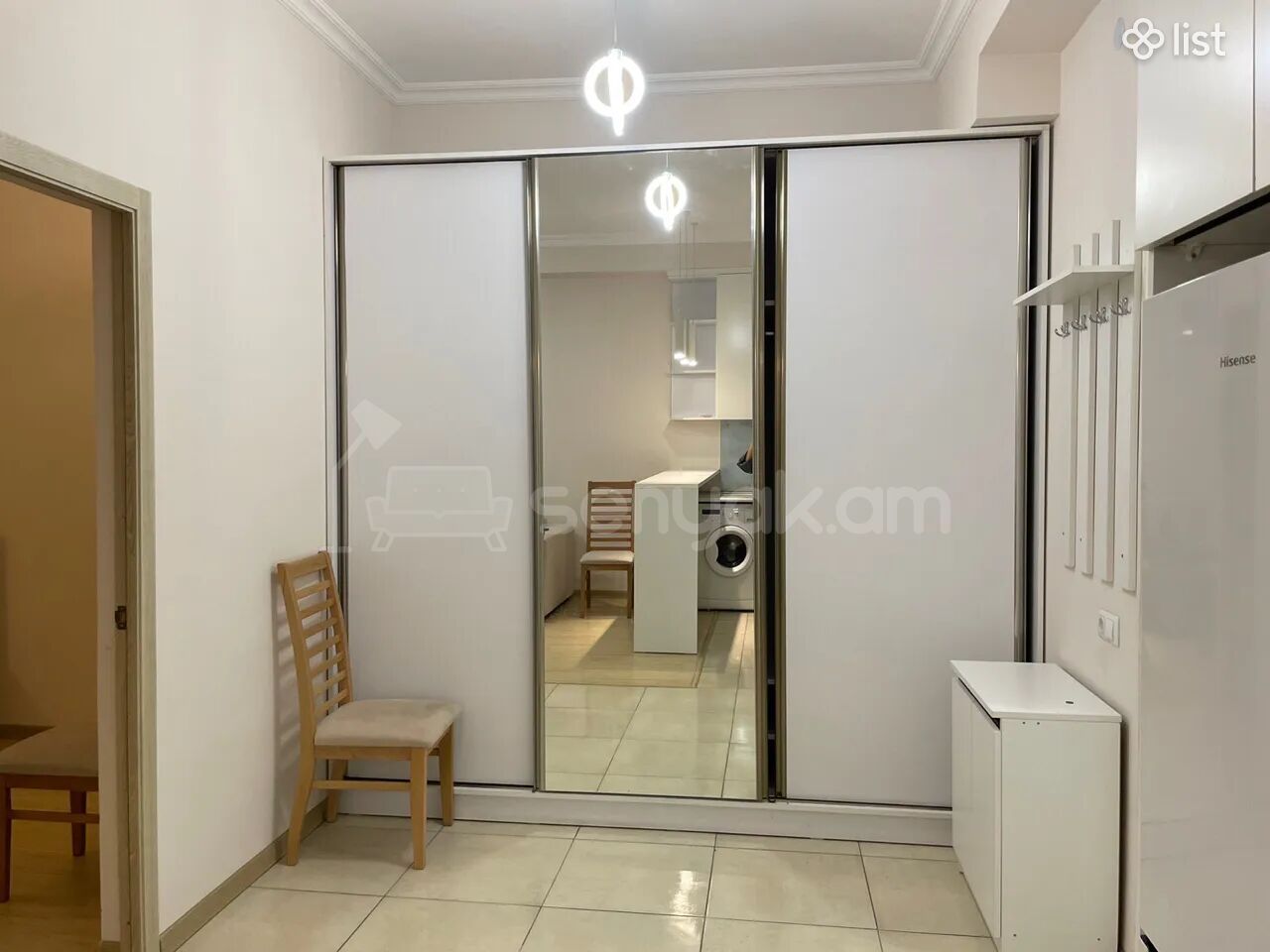 2 Սենյականոց Բնակարան, 46քմ, 4/8 հարկ, Դիզայներական Վերանորոգված