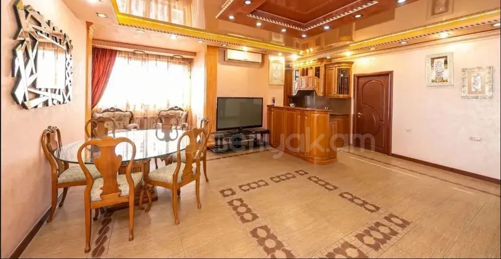 3 Սենյականոց Բնակարան Նորակառույցում, 99քմ, 9/13 հարկ, Կապիտալ Վերանորոգված
