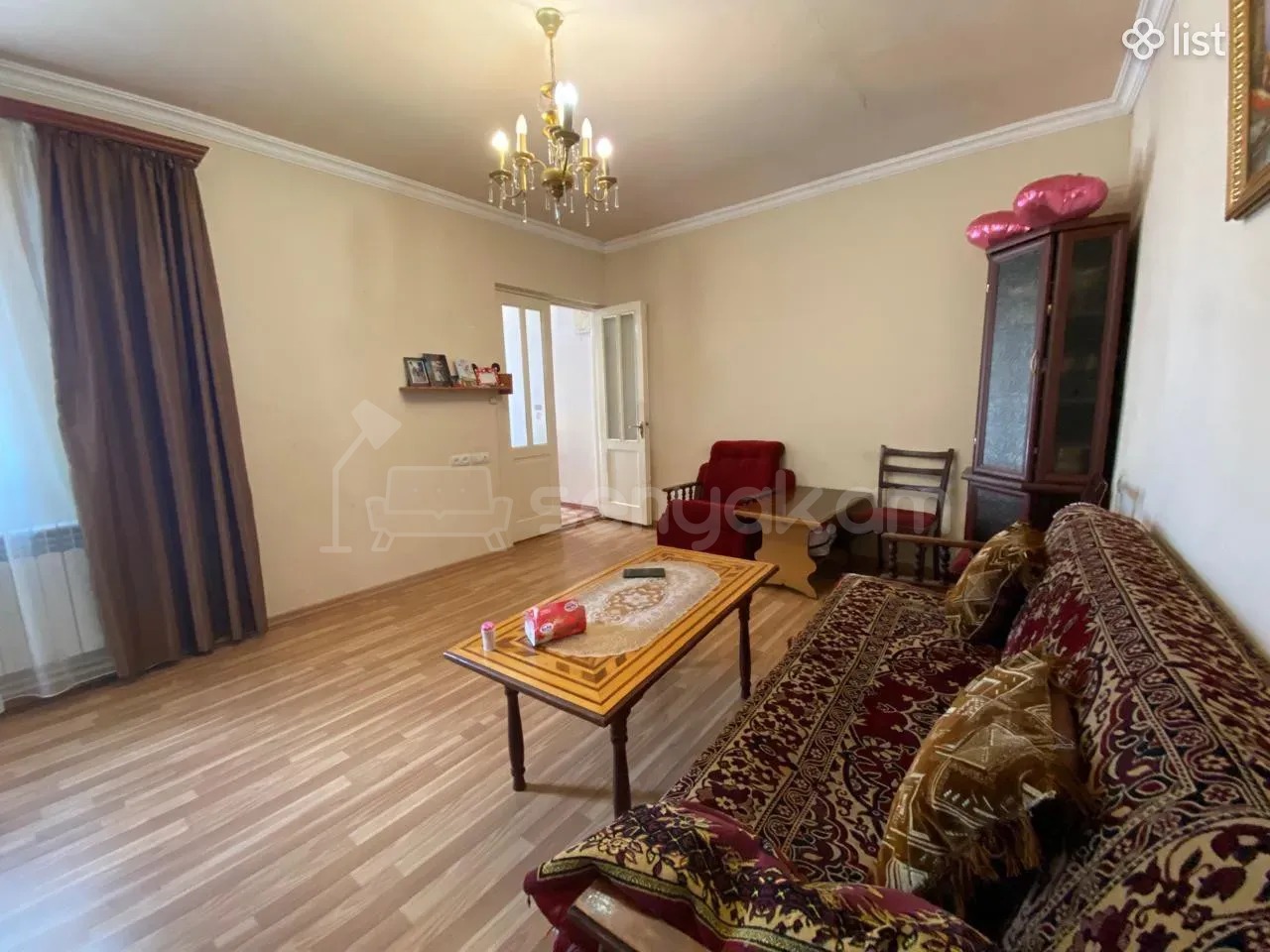 2 Սենյականոց Բնակարան Քարե Շենքում, 52քմ, 1/1 հարկ, Նորմալ Վիճակում, Կահավորված