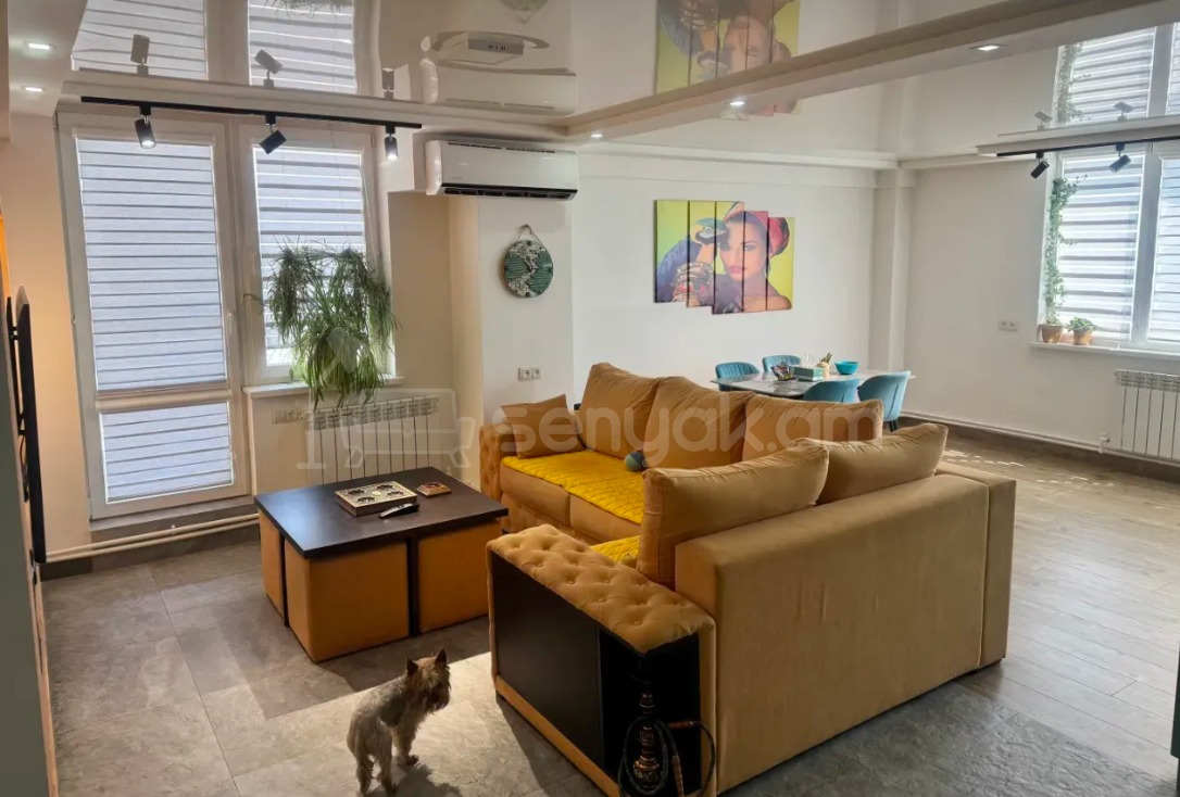 3 Սենյականոց Բնակարան Նորակառույցում, 115քմ, 20/20 հարկ, Դիզայներական Վերանորոգված