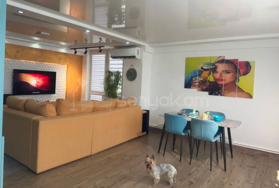 3 Սենյականոց Բնակարան Նորակառույցում, 115քմ, 20/20 հարկ, Դիզայներական Վերանորոգված