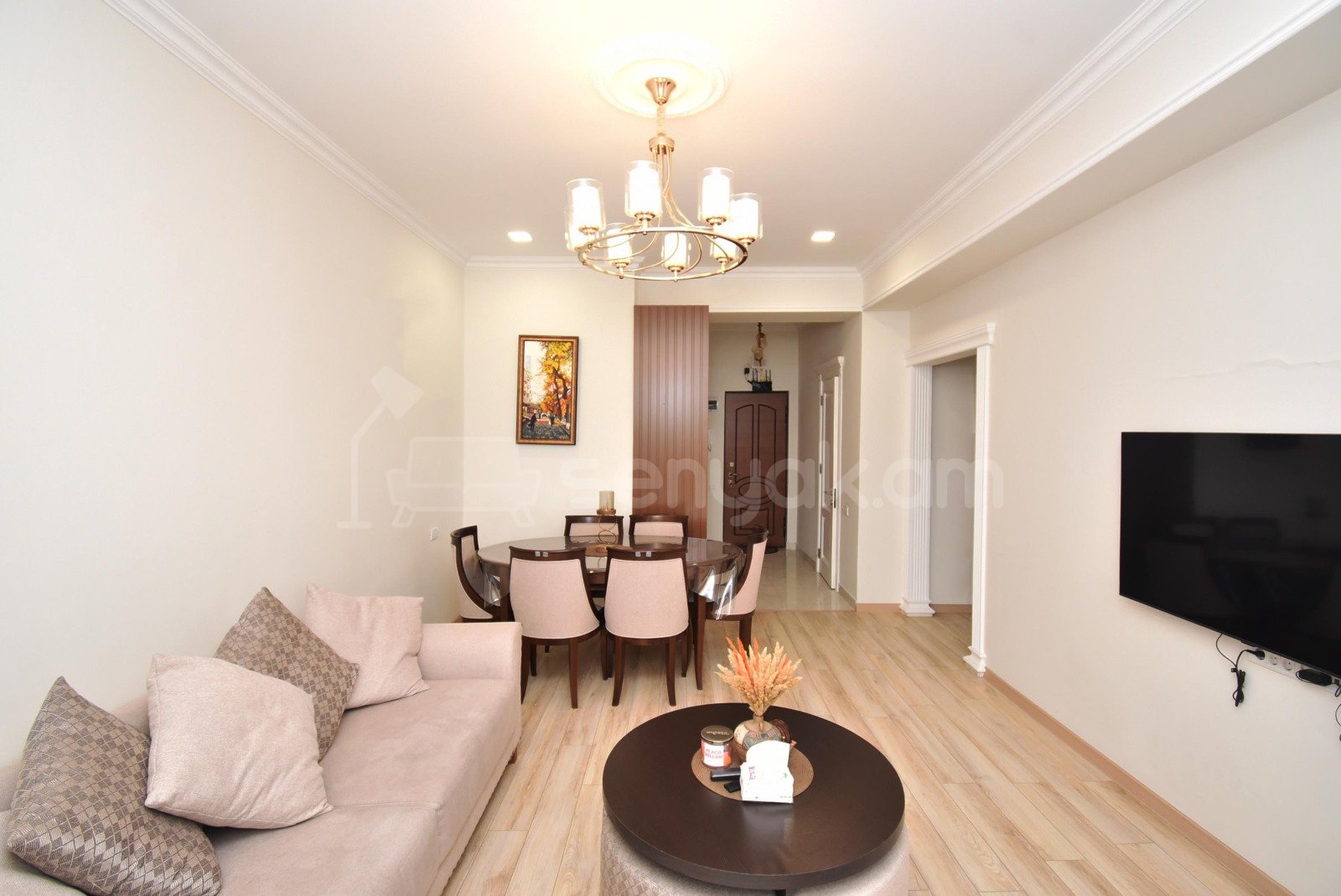 3 Սենյականոց Բնակարան Նորակառույցում, 72քմ, 3/8 հարկ, Կապիտալ Վերանորոգված, Կահավորված