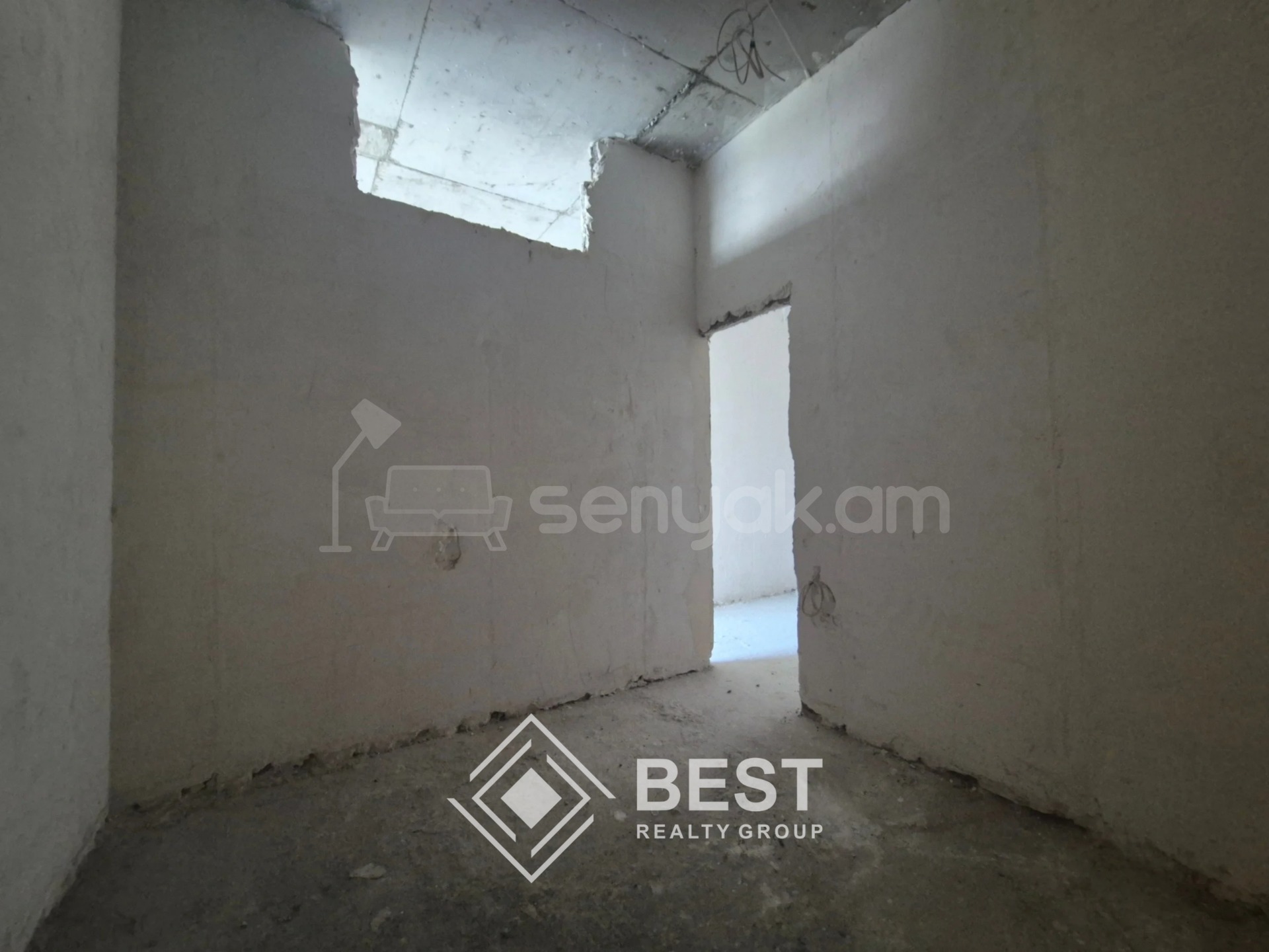 3 Սենյականոց Բնակարան Նորակառույցում, 55քմ, 6/9 հարկ, Զրոյական Վիճակում