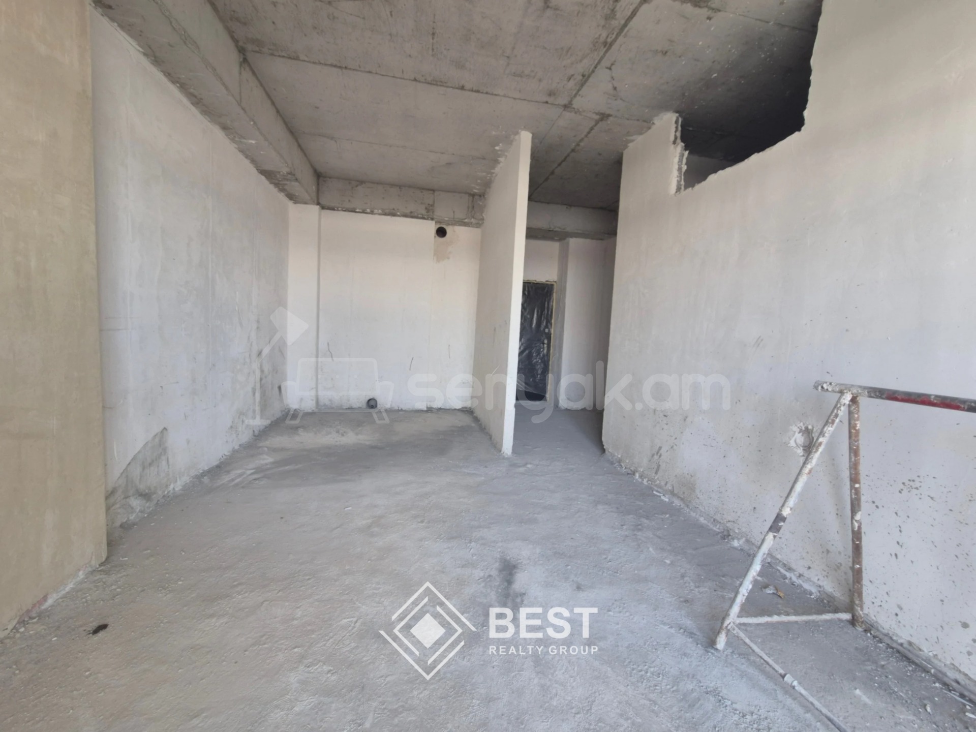 3 Սենյականոց Բնակարան Նորակառույցում, 55քմ, 6/9 հարկ, Զրոյական Վիճակում