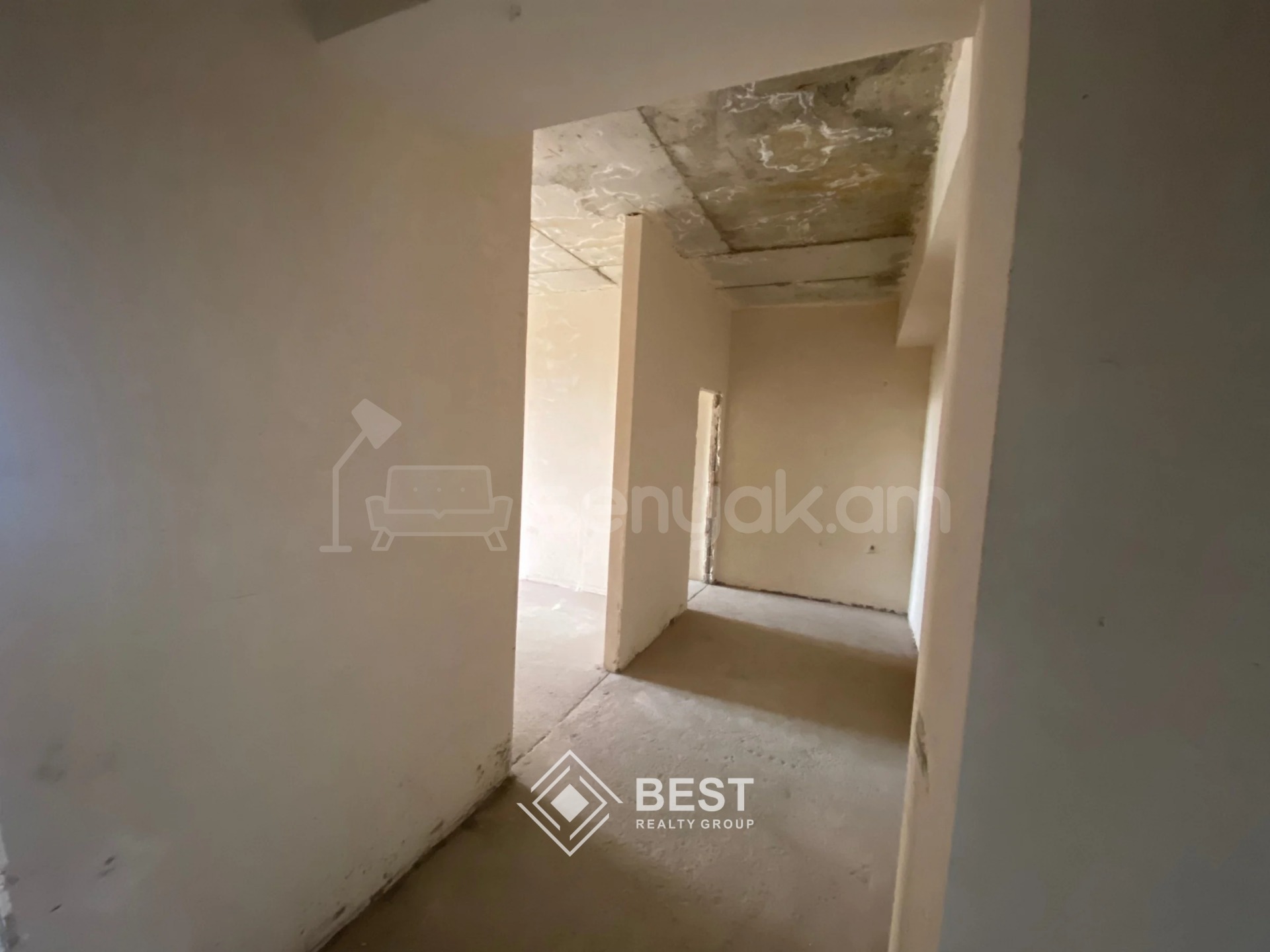 2 Սենյականոց Բնակարան Նորակառույցում, 66քմ, 12/12 հարկ, Զրոյական Վիճակում