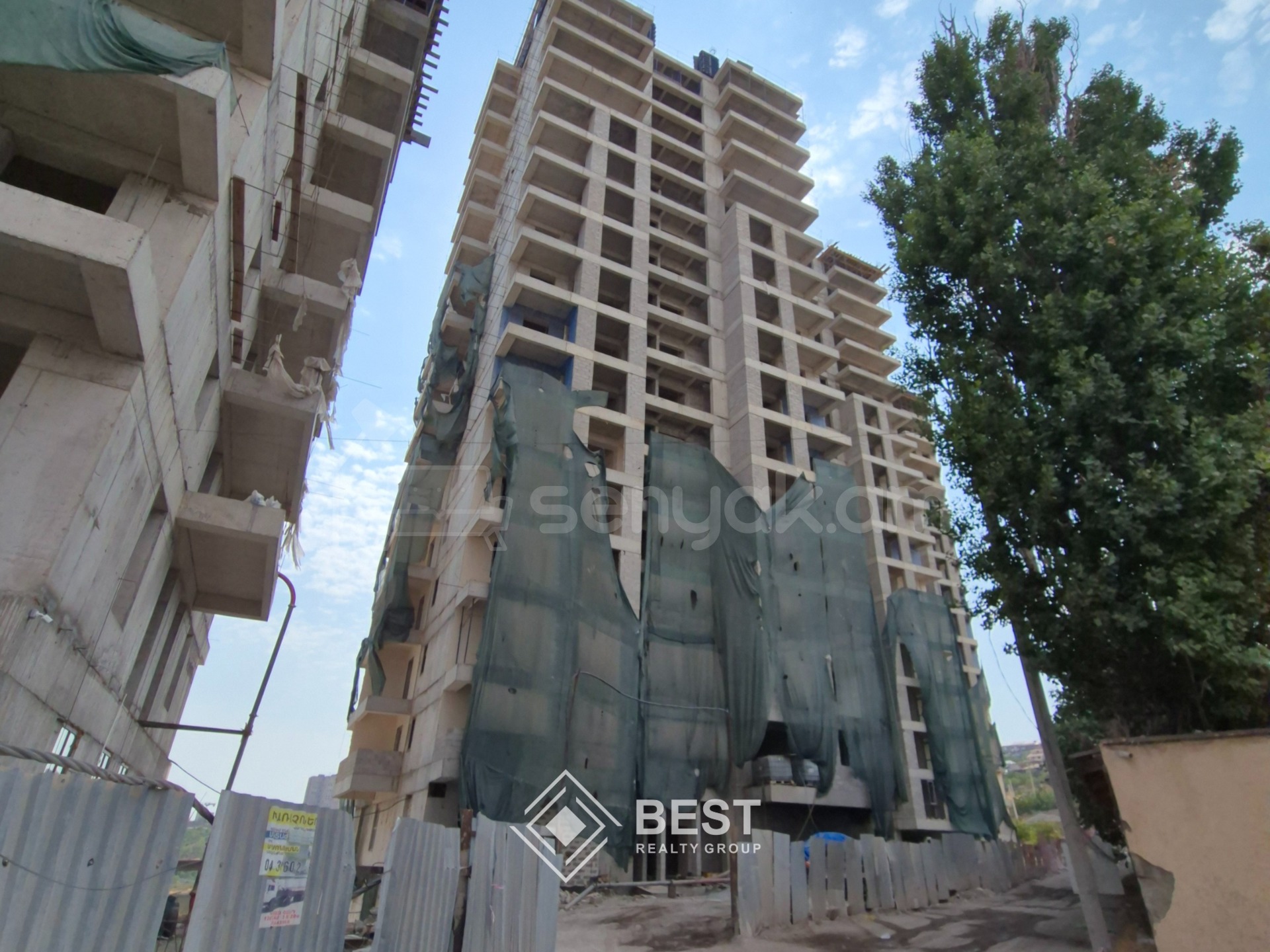 3 Սենյականոց Բնակարան Նորակառույցում, 88քմ, 15/18 հարկ, Զրոյական Վիճակում