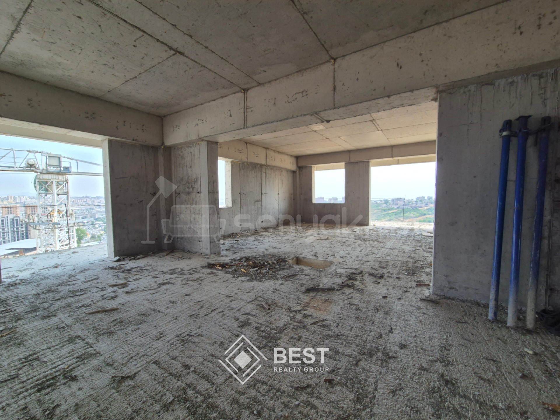 3 Սենյականոց Բնակարան Նորակառույցում, 88քմ, 15/18 հարկ, Զրոյական Վիճակում