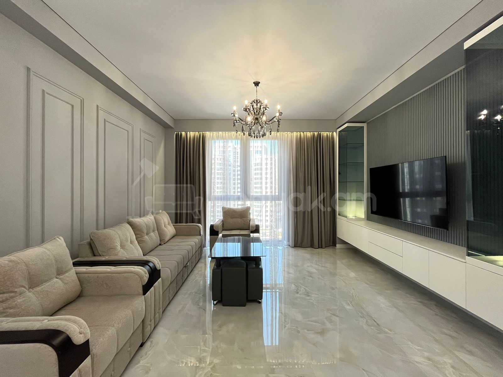 2 Սենյականոց Բնակարան Նորակառույցում, 57քմ, 9/18 հարկ, Կապիտալ Վերանորոգված, Կահավորված, Արևկող