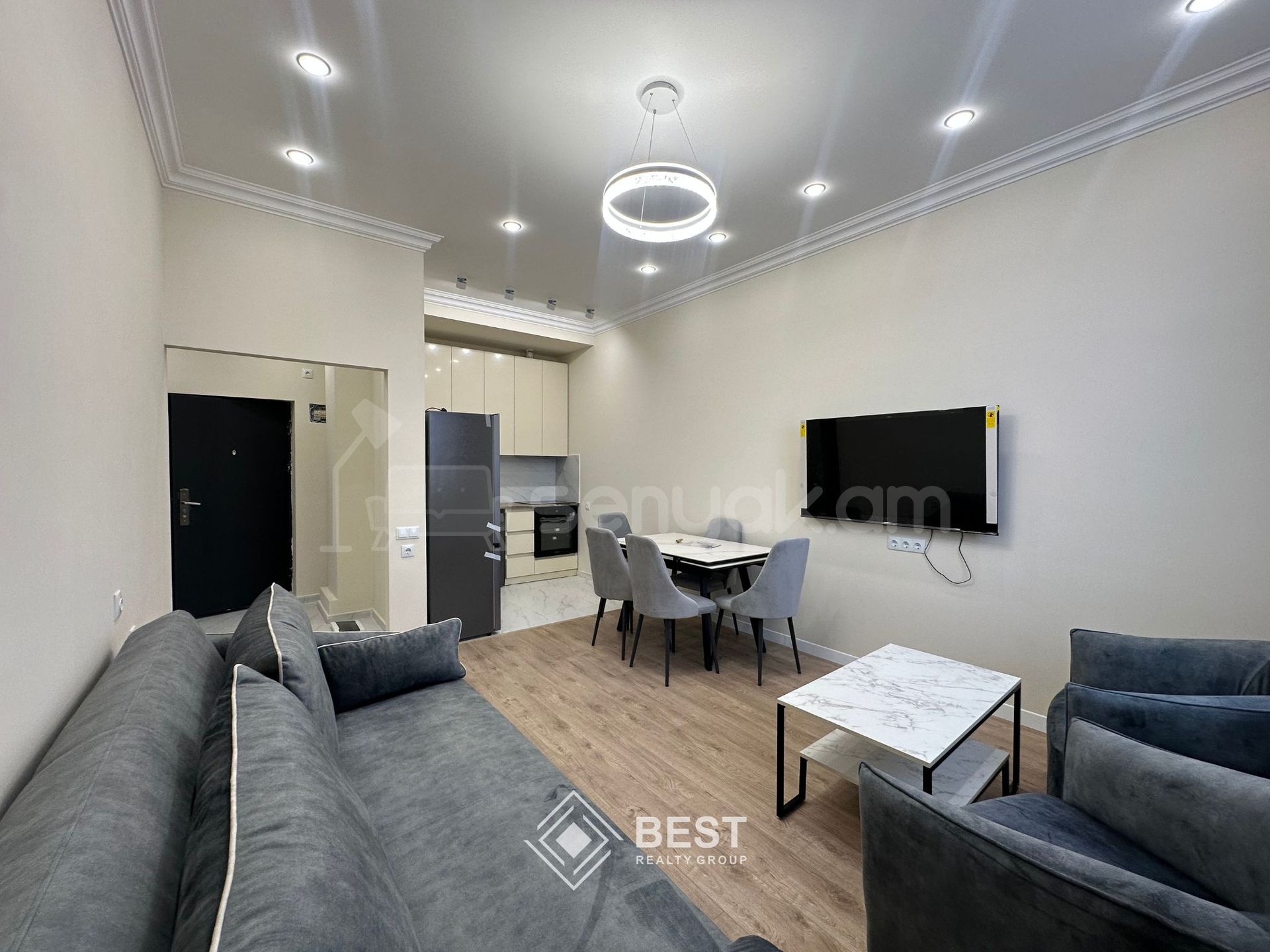 2 Սենյականոց Բնակարան Նորակառույցում, 48քմ, 1/2 հարկ, Կապիտալ Վերանորոգված, Կահավորված, Արևկող
