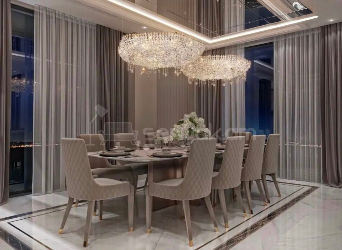 6 Սենյականոց Բնակարան, 500քմ, 10/10 հարկ, Դիզայներական Վերանորոգված