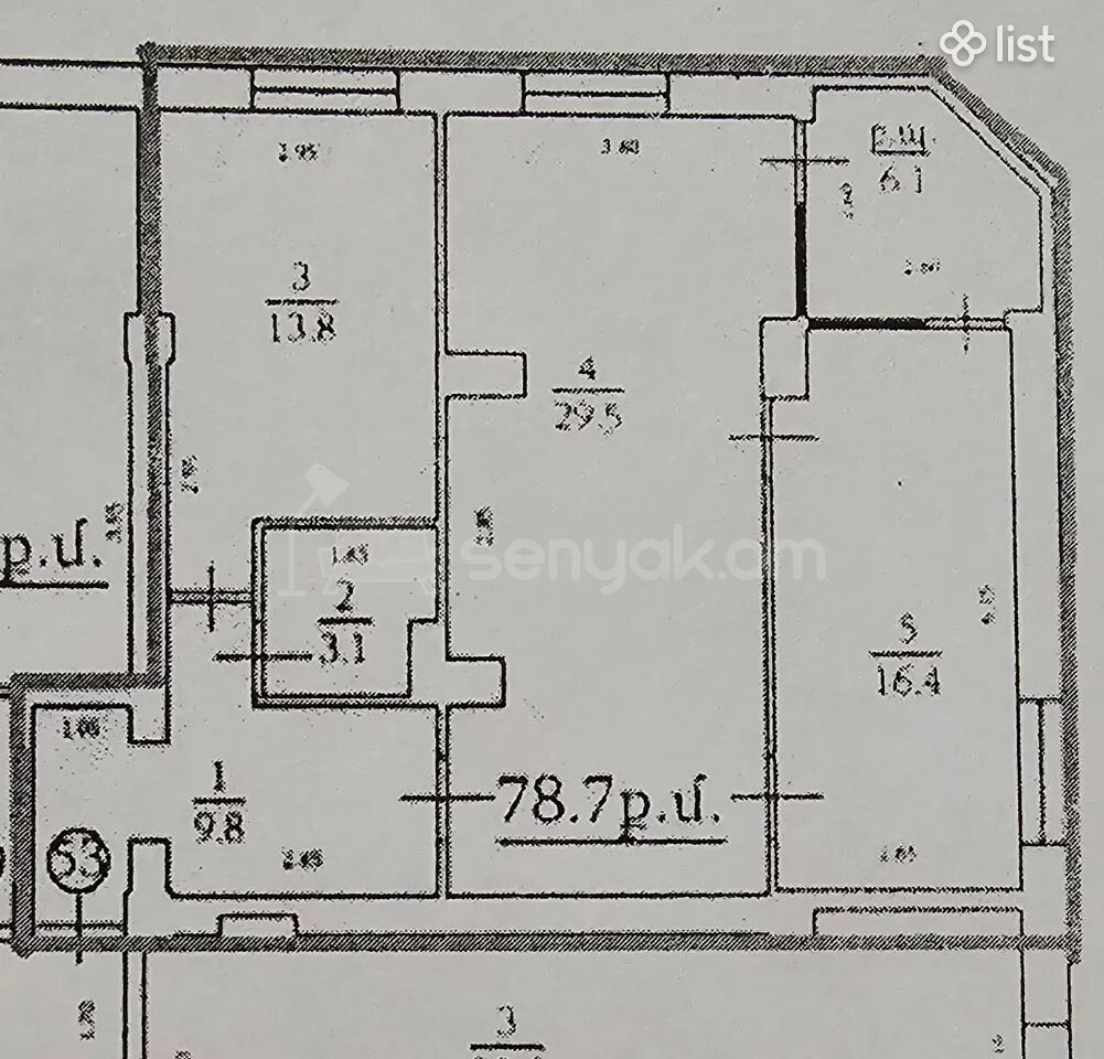 3 Սենյականոց Բնակարան Նորակառույցում, 79քմ, 8/15 հարկ, Զրոյական Վիճակում