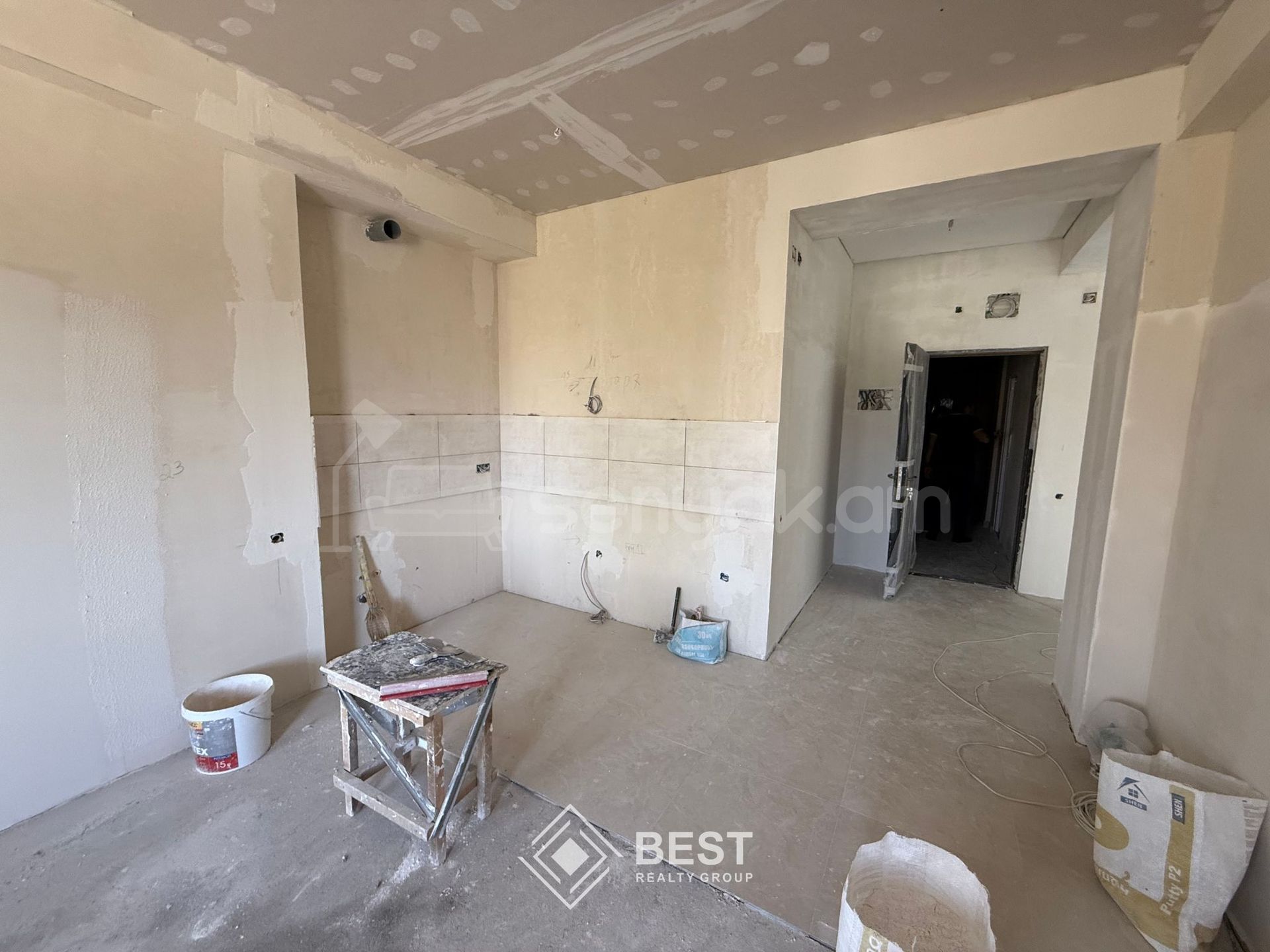 3 Սենյականոց Բնակարան Նորակառույցում, 74քմ, 5/8 հարկ, Զրոյական Վիճակում