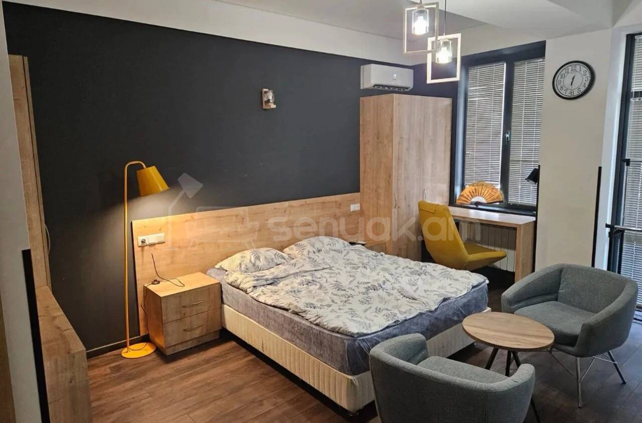 1 Սենյականոց Բնակարան Նորակառույցում, 40քմ, 1/8 հարկ, Դիզայներական Վերանորոգված, Կահավորված, Արևկող