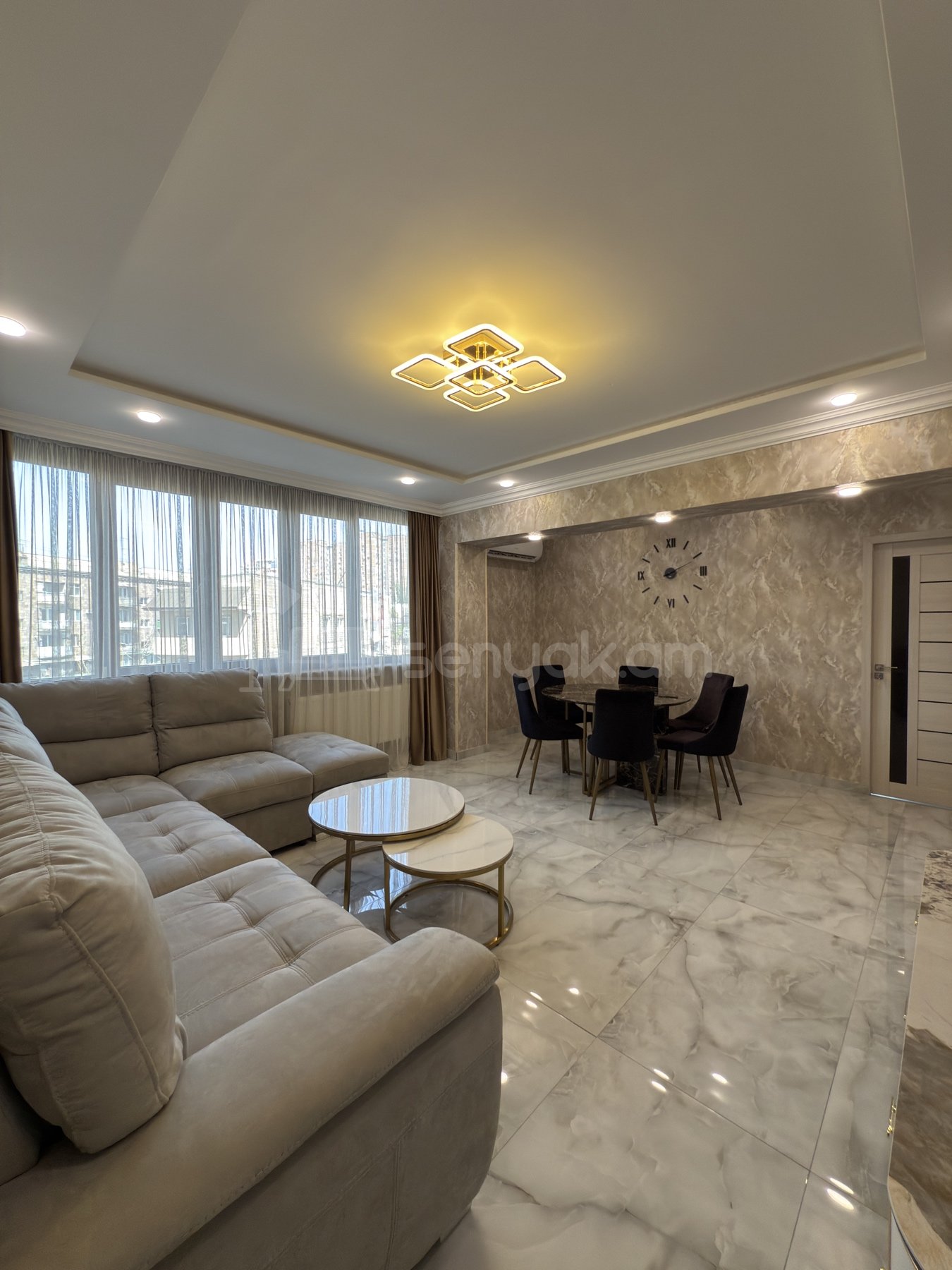 3 Սենյականոց Բնակարան, 80քմ, 4/9 հարկ, Դիզայներական Վերանորոգված