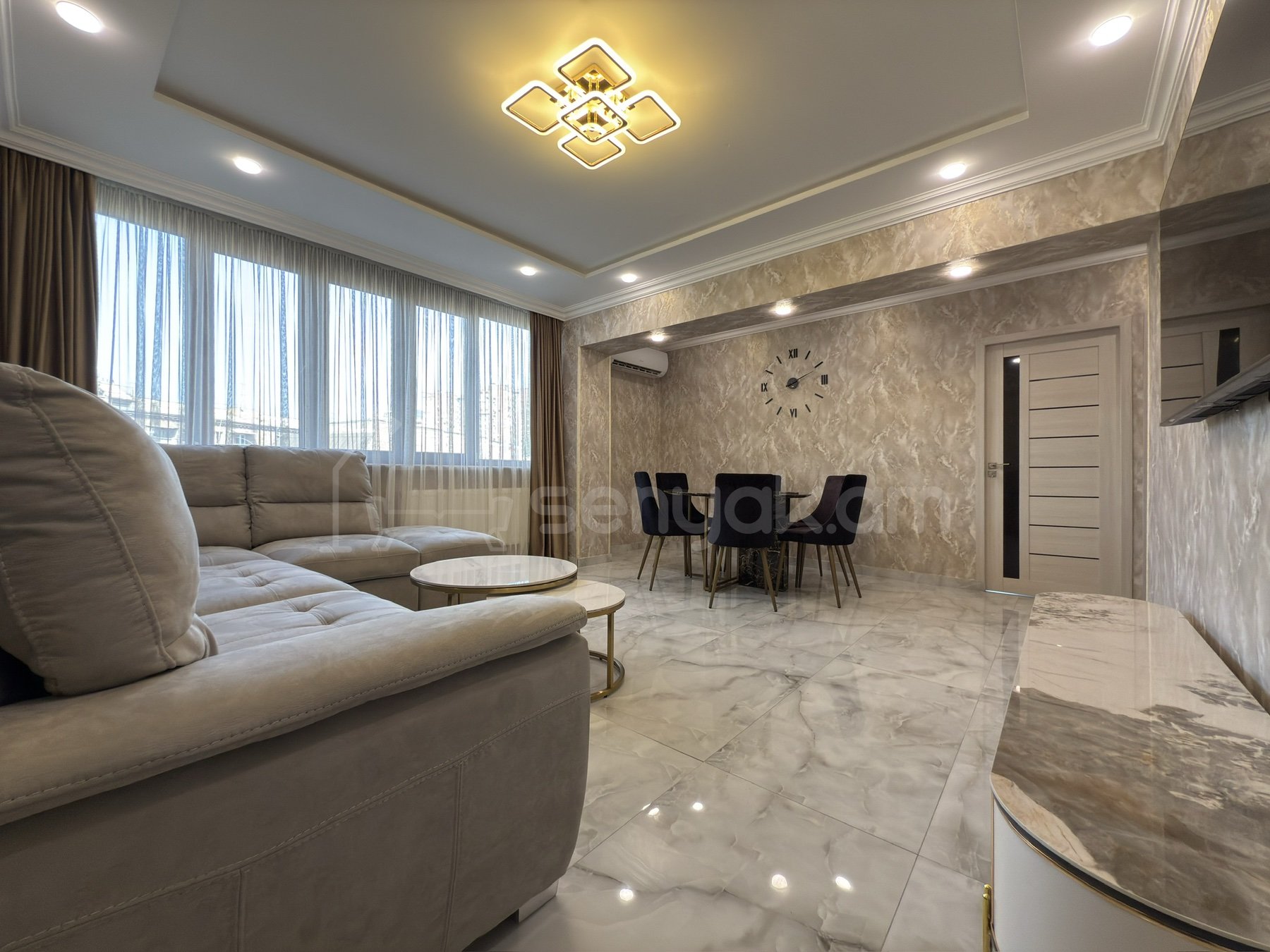 3 Սենյականոց Բնակարան, 80քմ, 4/14 հարկ, Դիզայներական Վերանորոգված