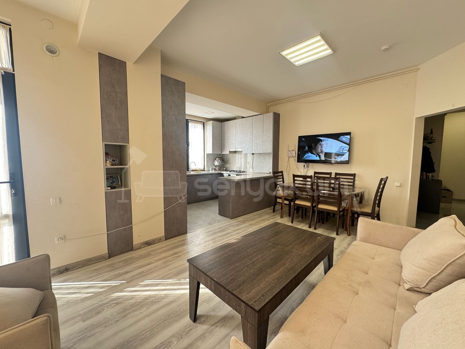 3 Սենյականոց Բնակարան Նորակառույցում, 80քմ, 6/12 հարկ, Կապիտալ Վերանորոգված