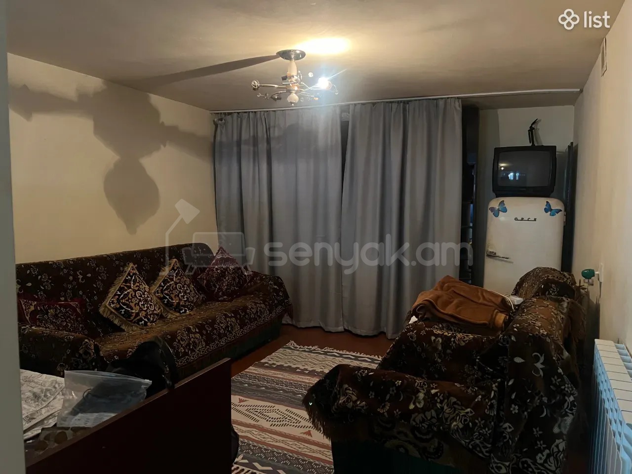 1 Սենյականոց Բնակարան Քարե Շենքում, 30քմ, 1/1 հարկ, Կոսմետիկ Վերանորոգված, Կահավորված