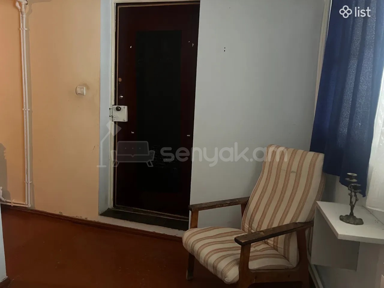 1 Սենյականոց Բնակարան Քարե Շենքում, 30քմ, 1/1 հարկ, Կոսմետիկ Վերանորոգված, Կահավորված