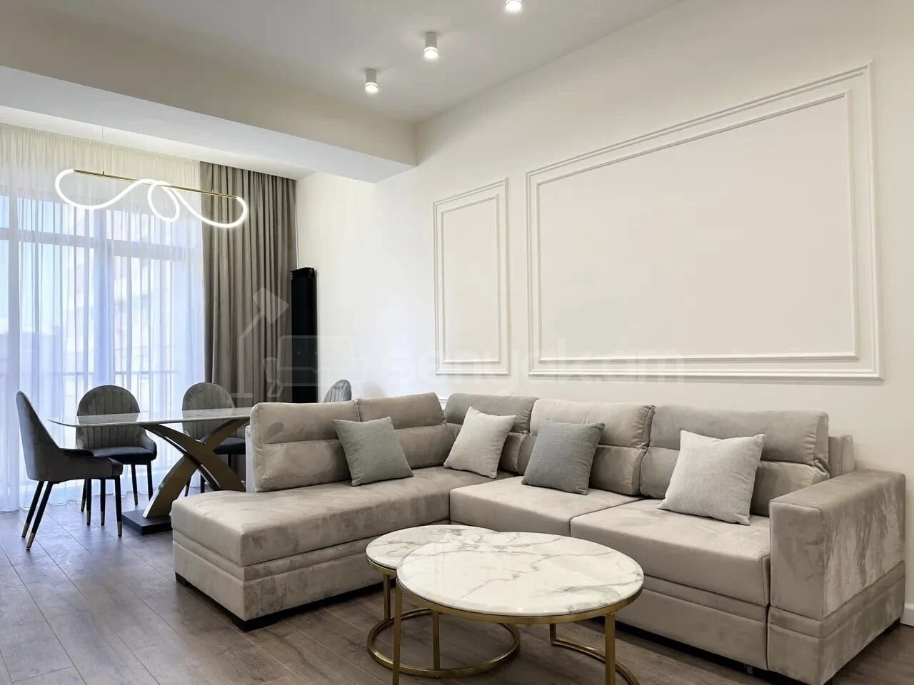 2 Սենյականոց Բնակարան Նորակառույցում, 52քմ, 5/16 հարկ, Կապիտալ Վերանորոգված