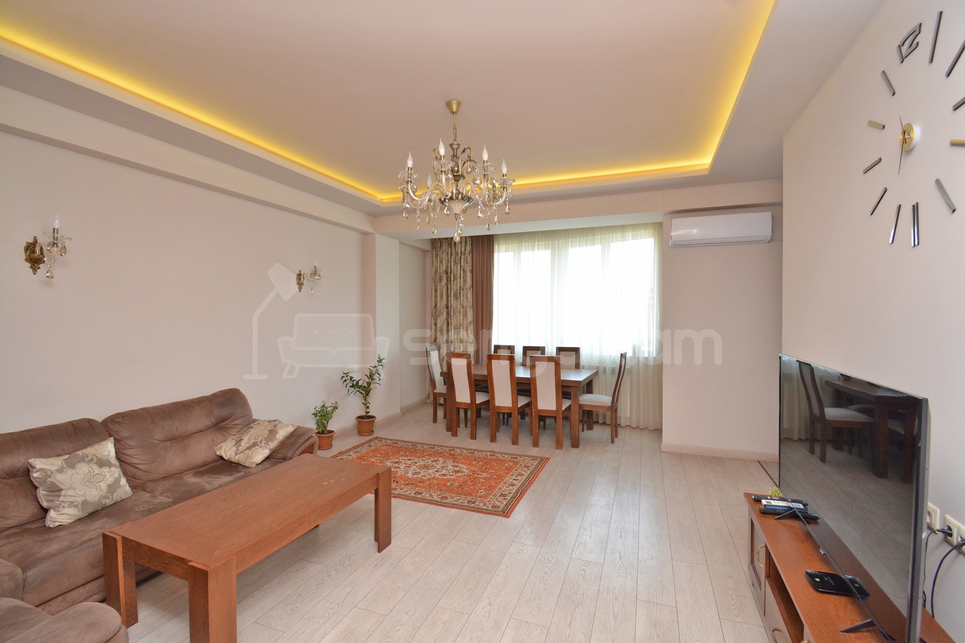 4 Սենյականոց Բնակարան Նորակառույցում, 126քմ, 7/8 հարկ, Կապիտալ Վերանորոգված