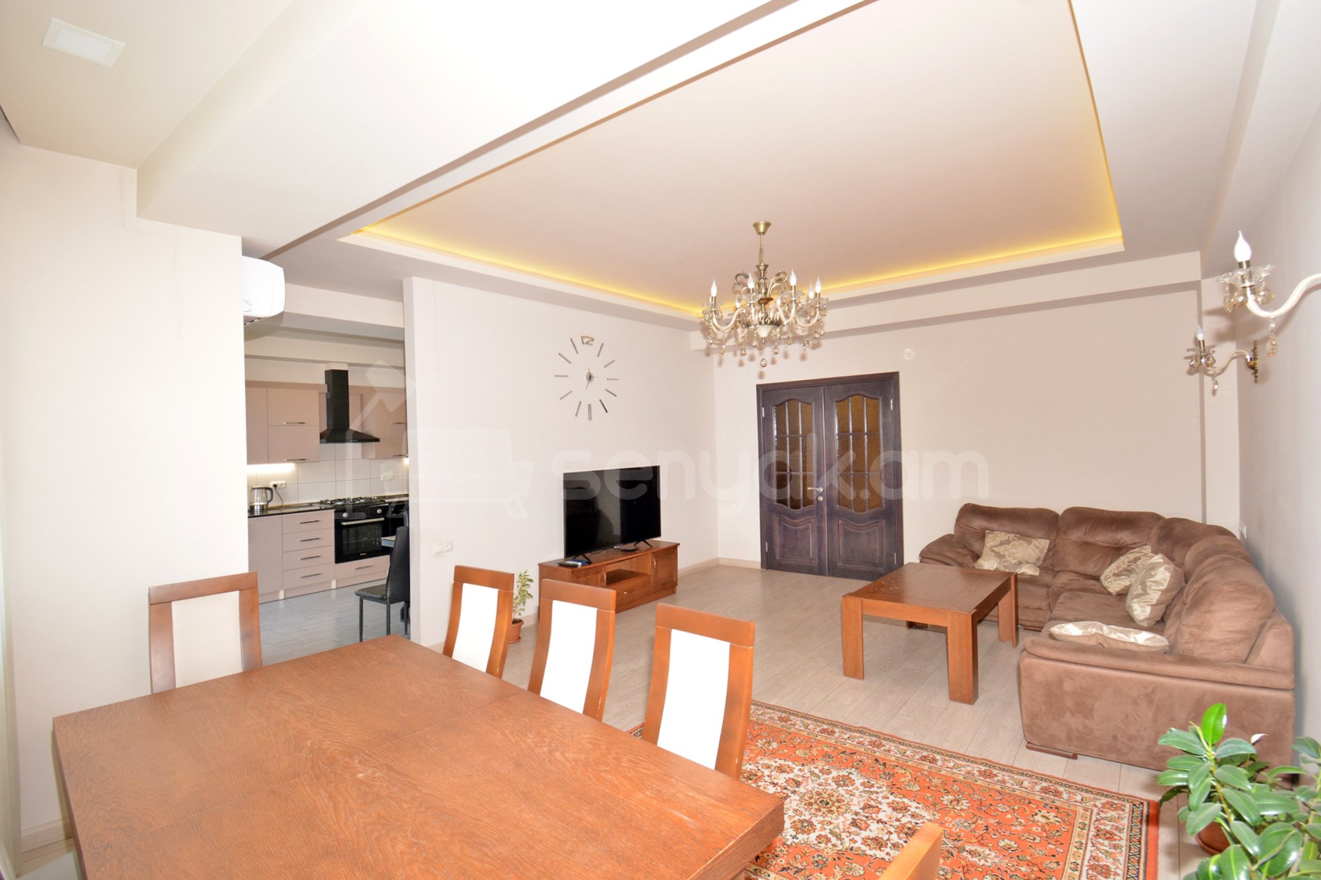 4 Սենյականոց Բնակարան Նորակառույցում, 126քմ, 7/8 հարկ, Կապիտալ Վերանորոգված