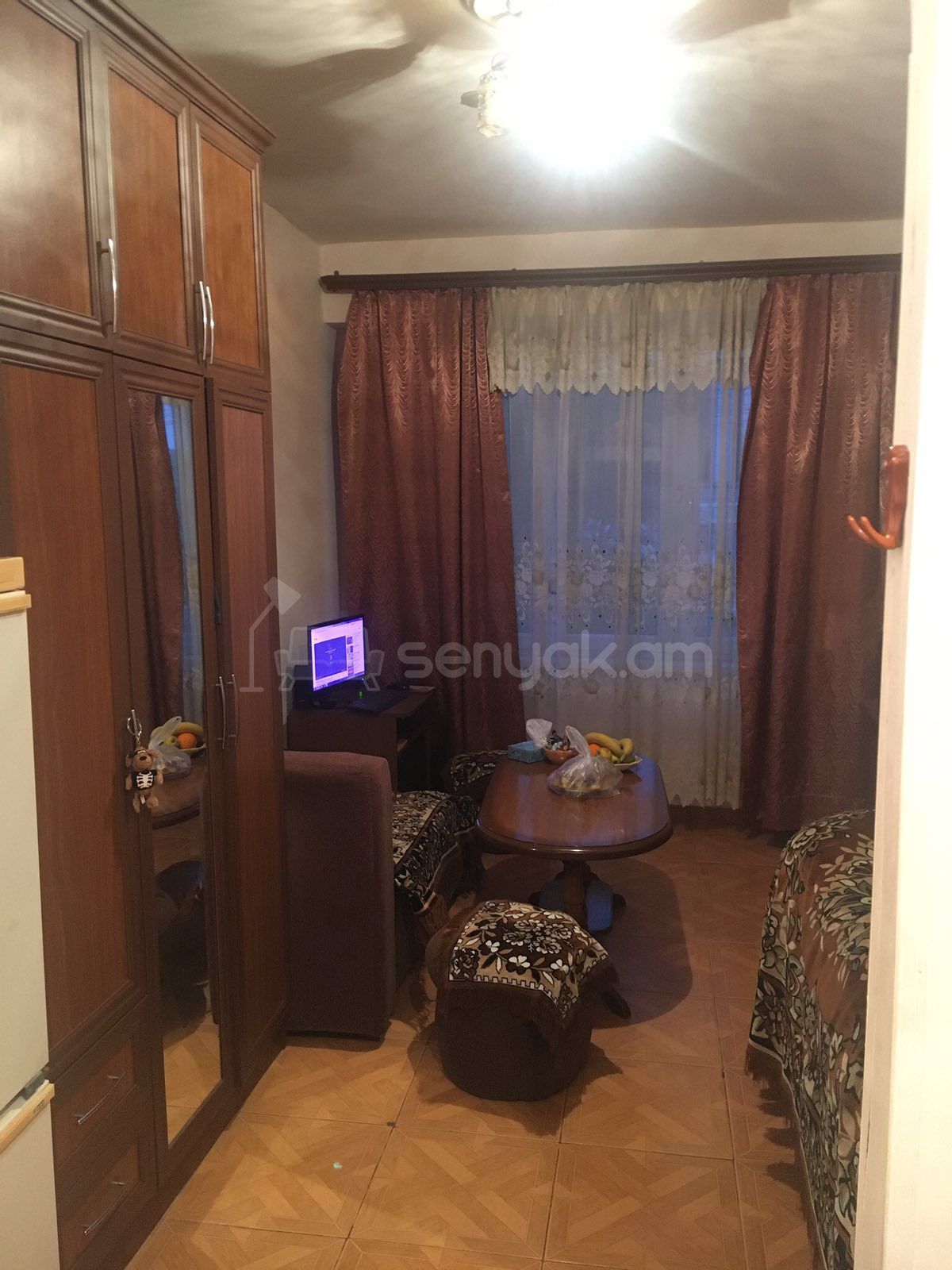 1 Սենյականոց Բնակարան Քարե Շենքում, 20քմ, 2/8 հարկ, Կոսմետիկ Վերանորոգված, Կահավորված, Արևկող