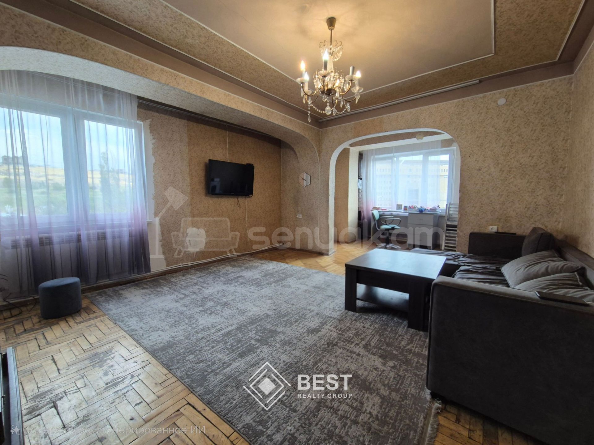 3 Սենյականոց Բնակարան, 82քմ, 9/19 հարկ, Կոսմետիկ Վերանորոգված