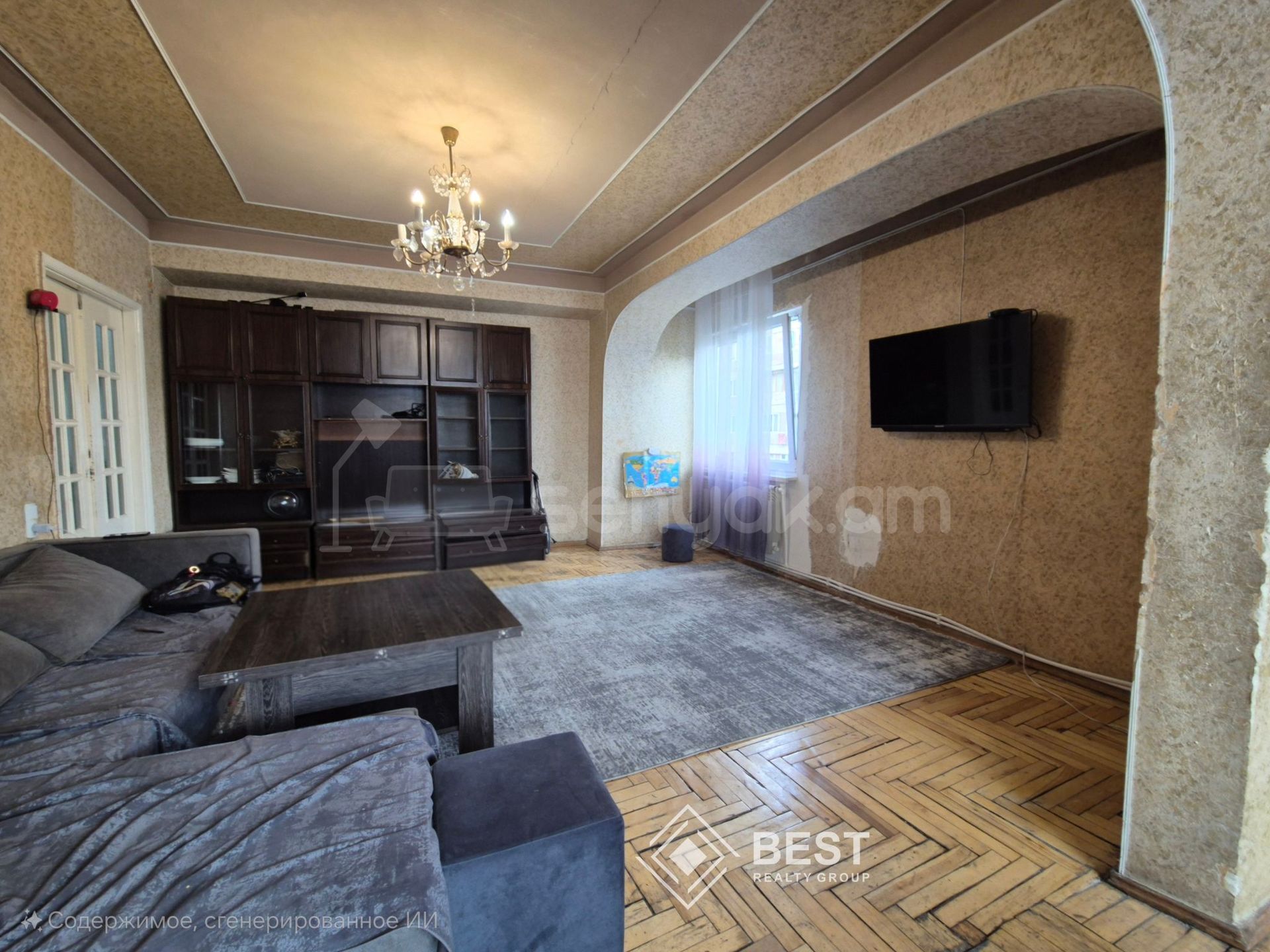 3 Սենյականոց Բնակարան, 82քմ, 9/19 հարկ, Կոսմետիկ Վերանորոգված