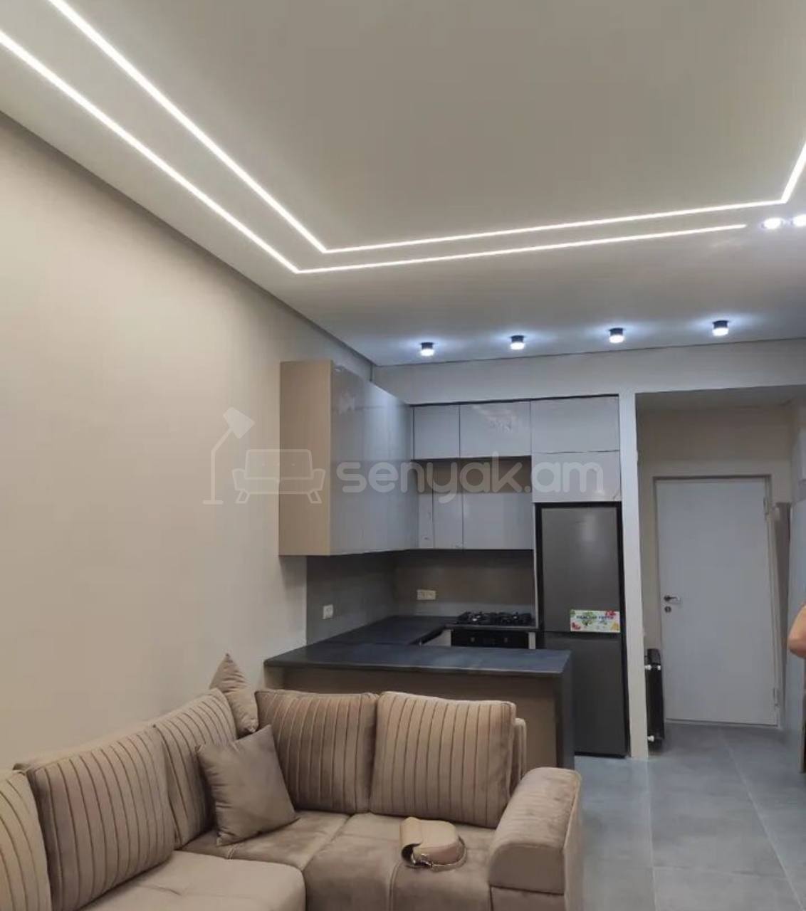 2 Սենյականոց Բնակարան Նորակառույցում, 55քմ, 12/14 հարկ, Կապիտալ Վերանորոգված, Կահավորված, Արևկող
