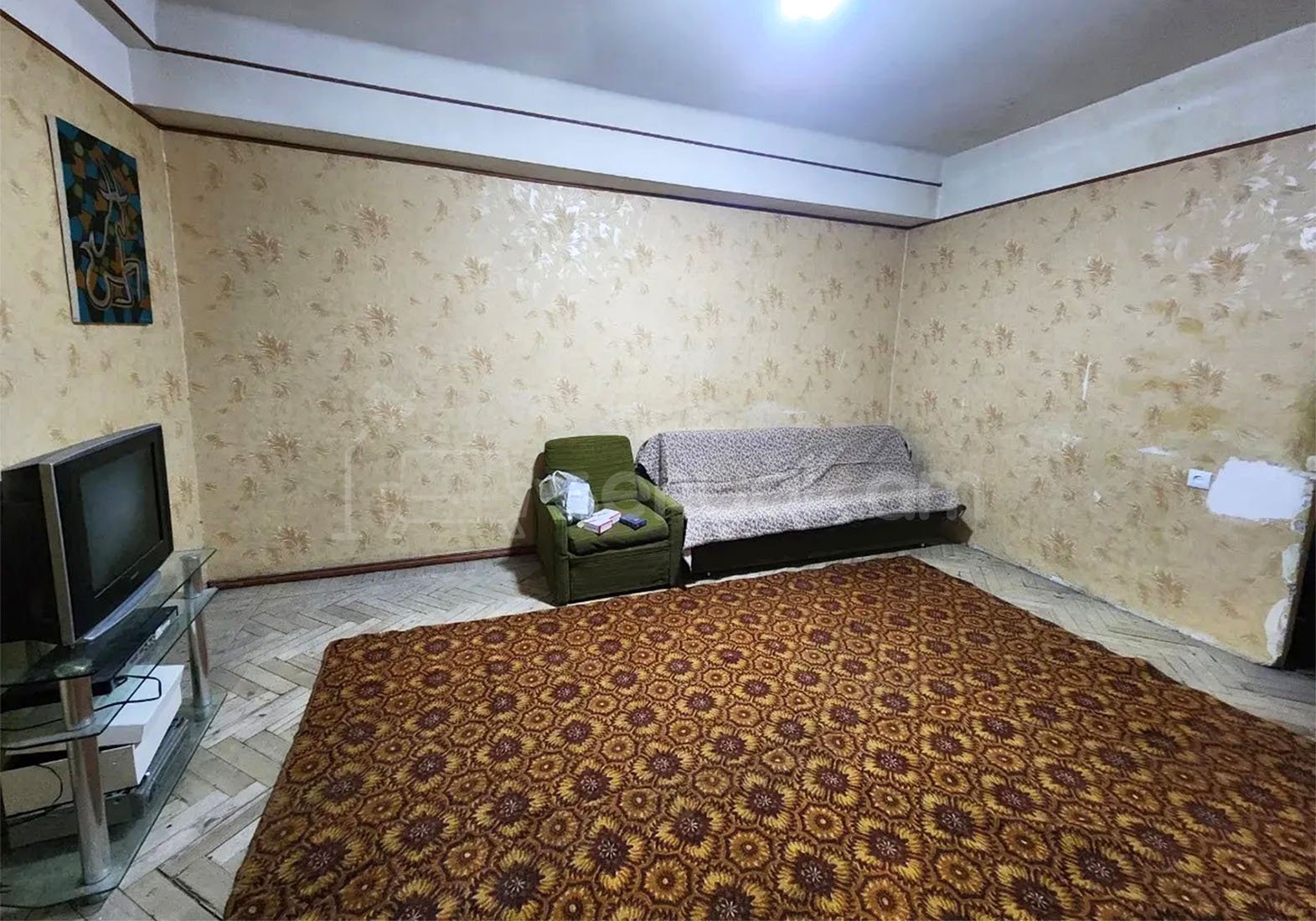 1 Սենյականոց Բնակարան, 42քմ, 5/9 հարկ, Պետական Վիճակում