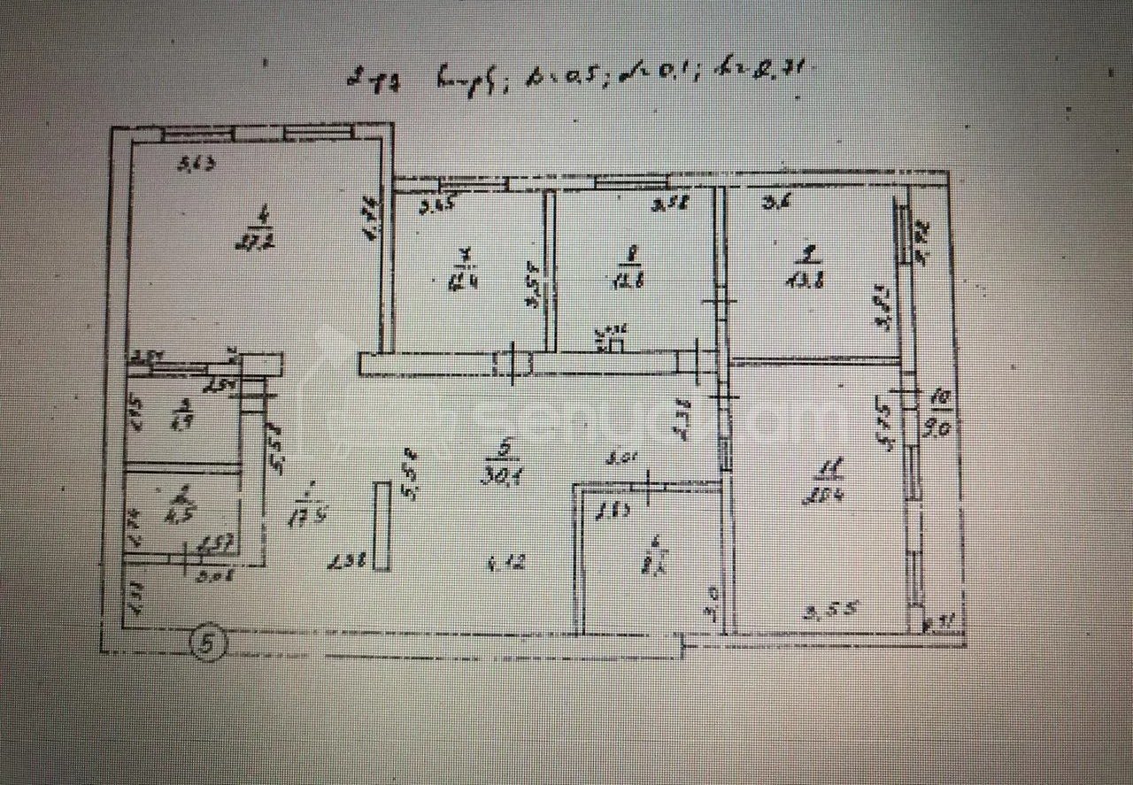 5 Սենյականոց Բնակարան Նորակառույց Քարե Շենքում, 161քմ, 2/5 հարկ, Կապիտալ Վերանորոգված