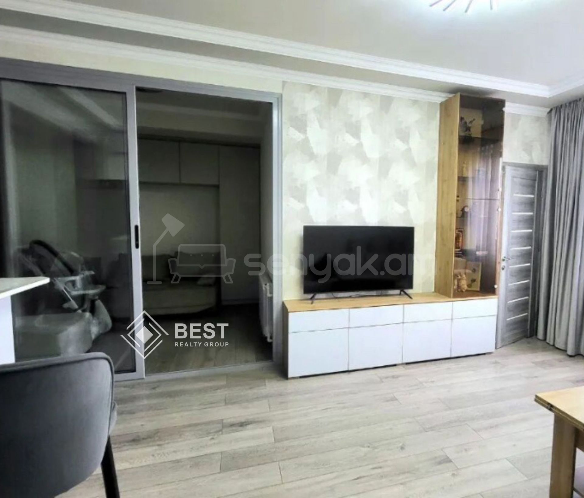 3 Սենյականոց Բնակարան Նորակառույցում, 65քմ, 3/14 հարկ, Կապիտալ Վերանորոգված