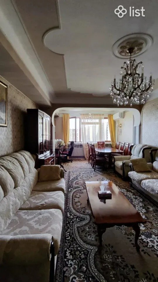 3 Սենյականոց Բնակարան, 110քմ, 14/16 հարկ, Կապիտալ Վերանորոգված, Կահավորված
