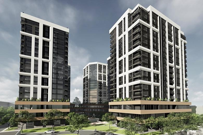 3 Սենյականոց Բնակարան Նորակառույցում, 90քմ, 5/18 հարկ, Զրոյական Վիճակում