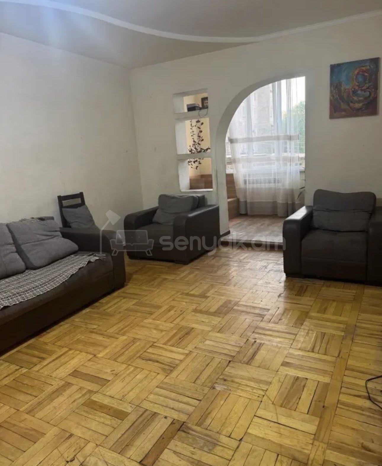 3 Սենյականոց Բնակարան, 80քմ, 2/9 հարկ, Նորմալ Վիճակում