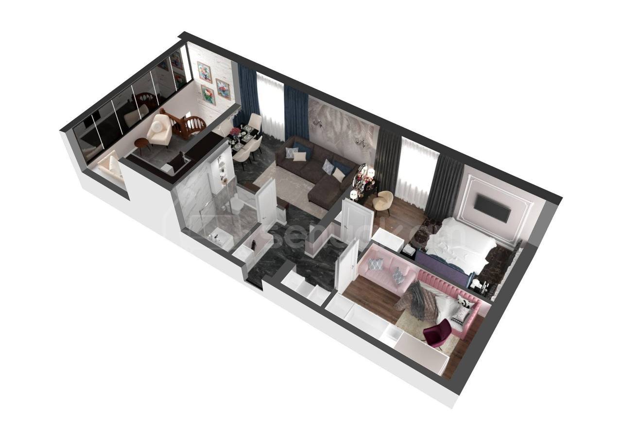 4 Սենյականոց Բնակարան Նորակառույցում, 109քմ, 1/3 հարկ, Կապիտալ Վերանորոգված