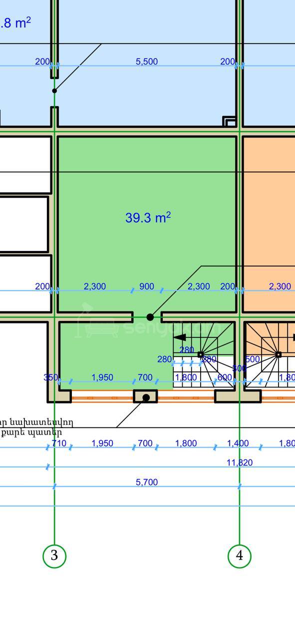 4 Սենյականոց Բնակարան Նորակառույցում, 109քմ, 1/3 հարկ, Կապիտալ Վերանորոգված