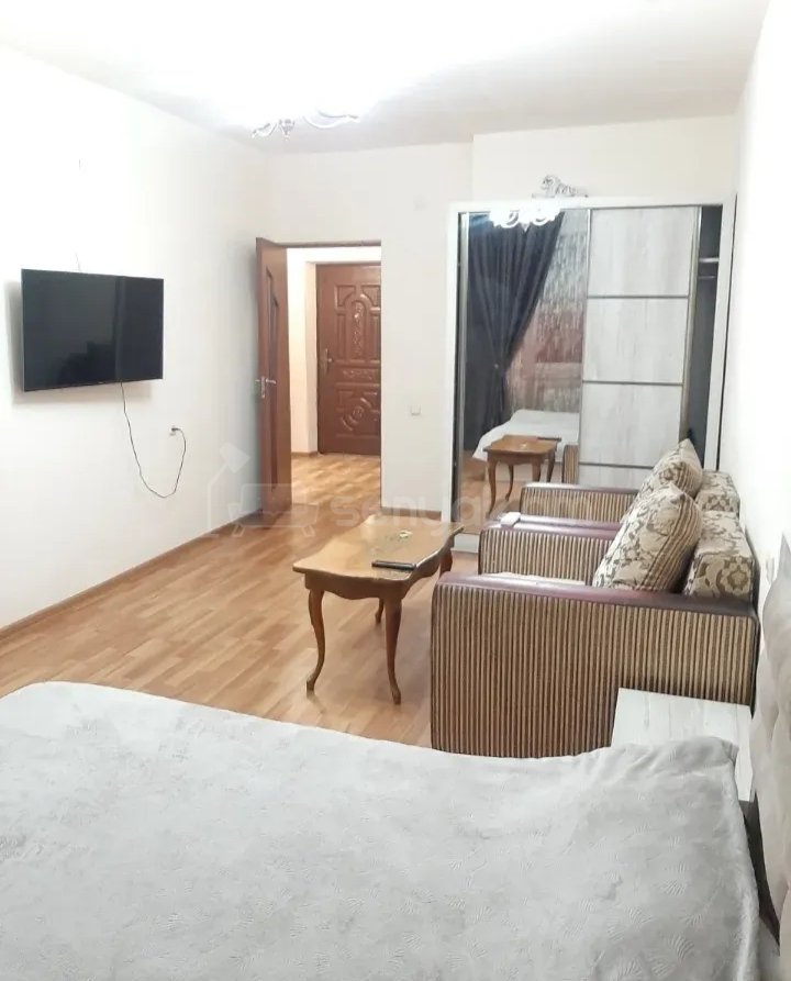 2 Սենյականոց Բնակարան Նորակառույց Քարե Շենքում, 50քմ, 7/8 հարկ, Դիզայներական Վերանորոգված, Կահավորված