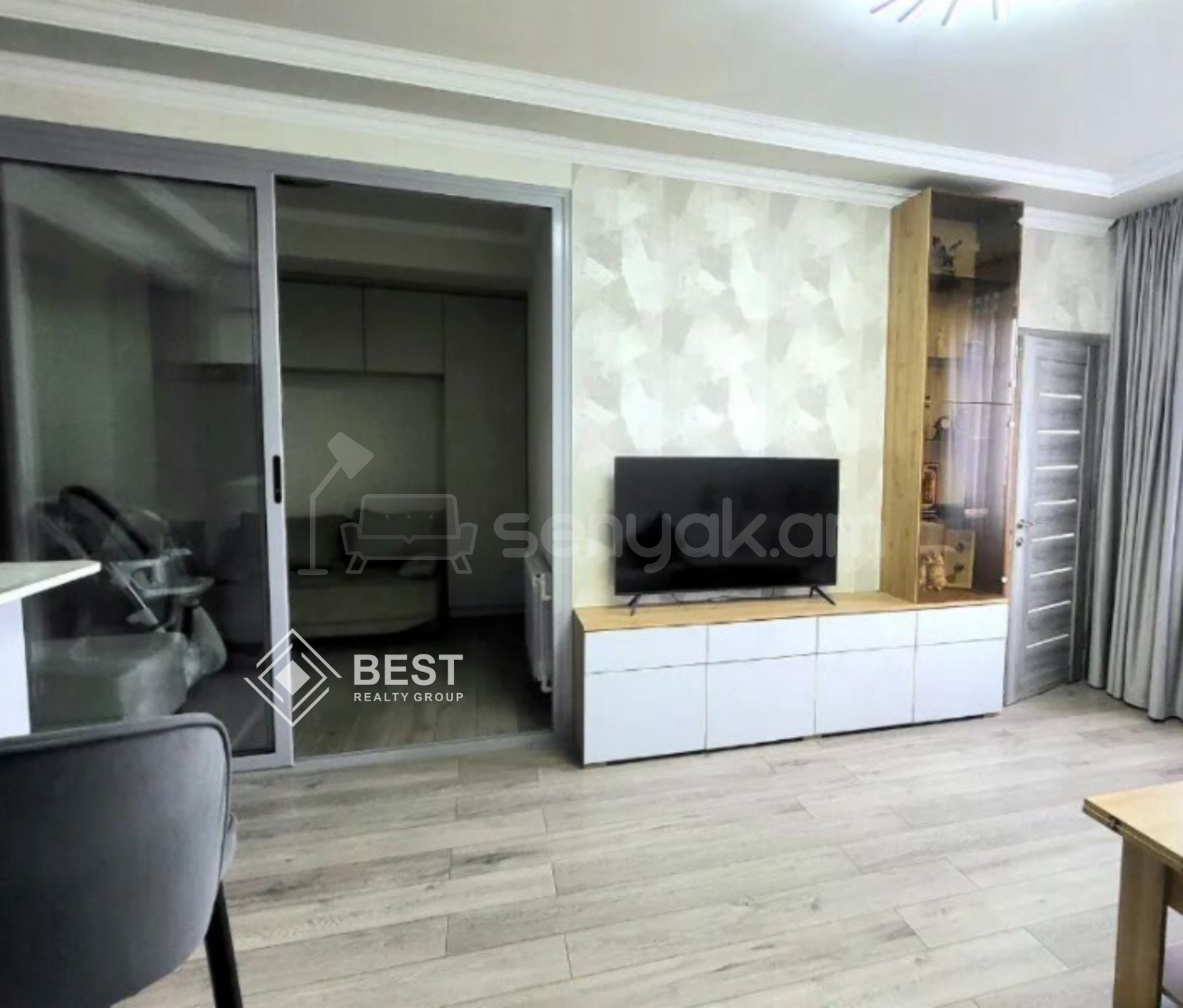 3 Սենյականոց Բնակարան Նորակառույցում, 65քմ, 3/14 հարկ, Կապիտալ Վերանորոգված