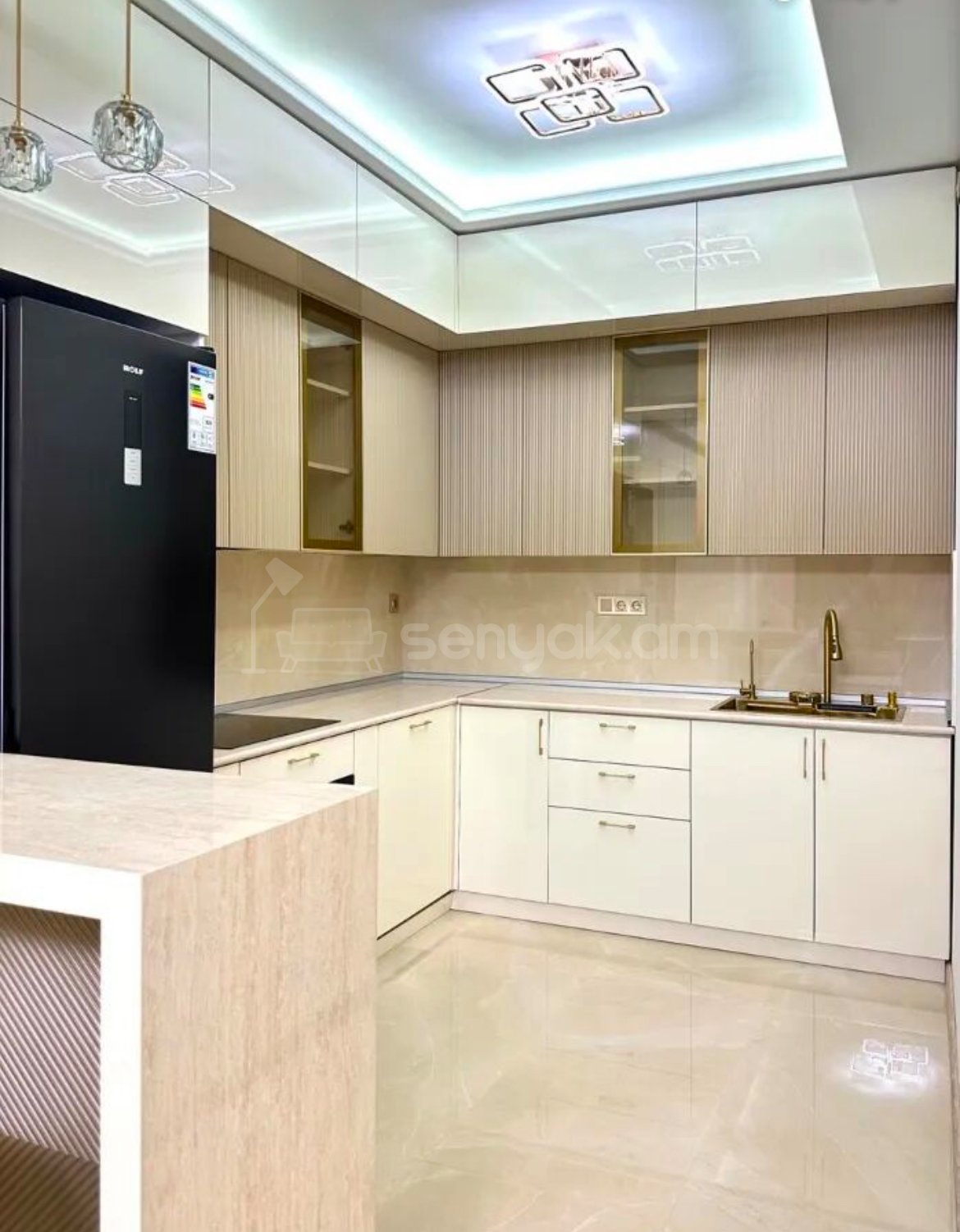 2 Սենյականոց Բնակարան Նորակառույցում, 65քմ, 13/14 հարկ, Դիզայներական Վերանորոգված