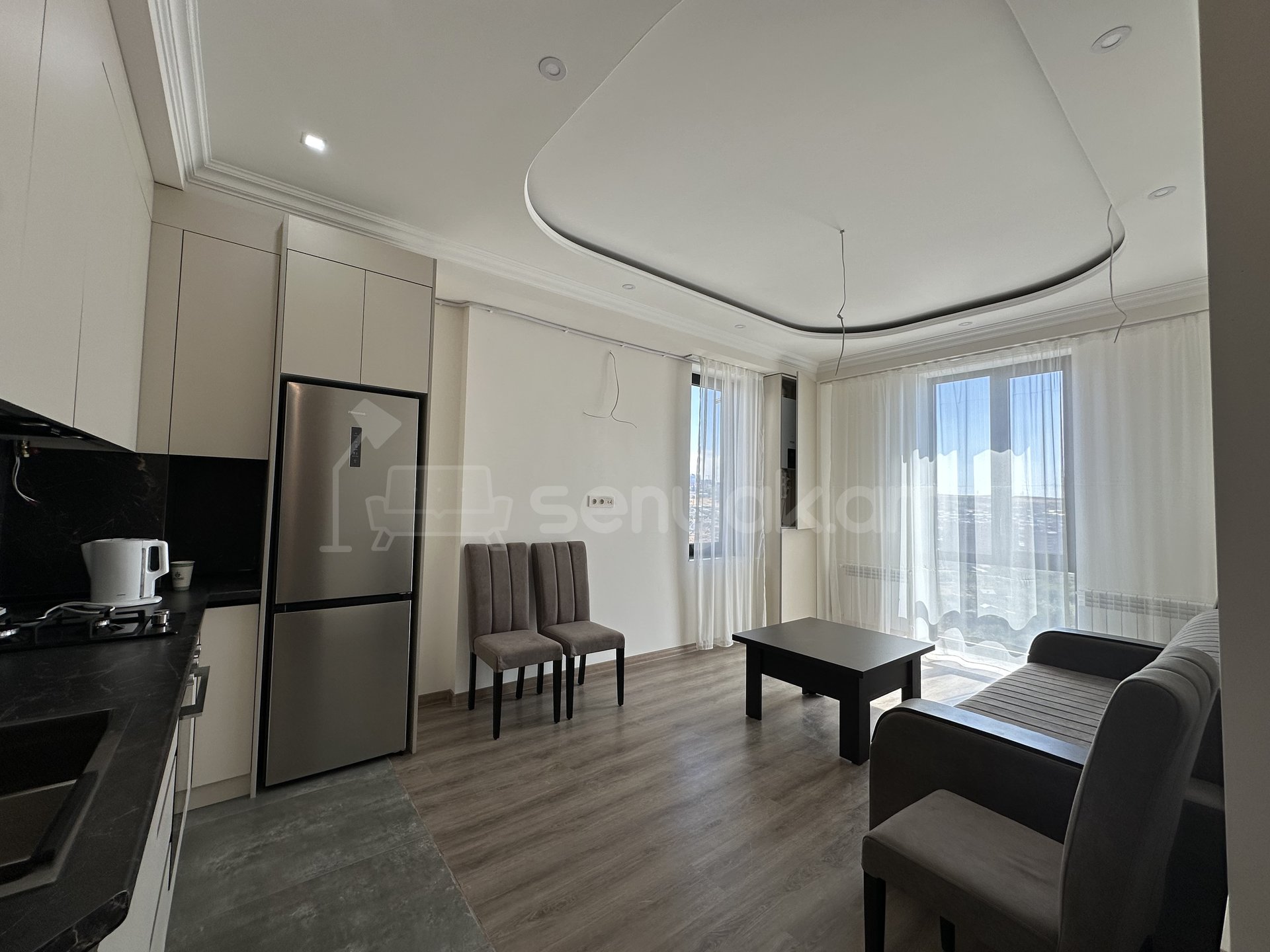 2 Սենյականոց Բնակարան Նորակառույցում, 52քմ, 13/15 հարկ, Դիզայներական Վերանորոգված, Կահավորված, Արևկող