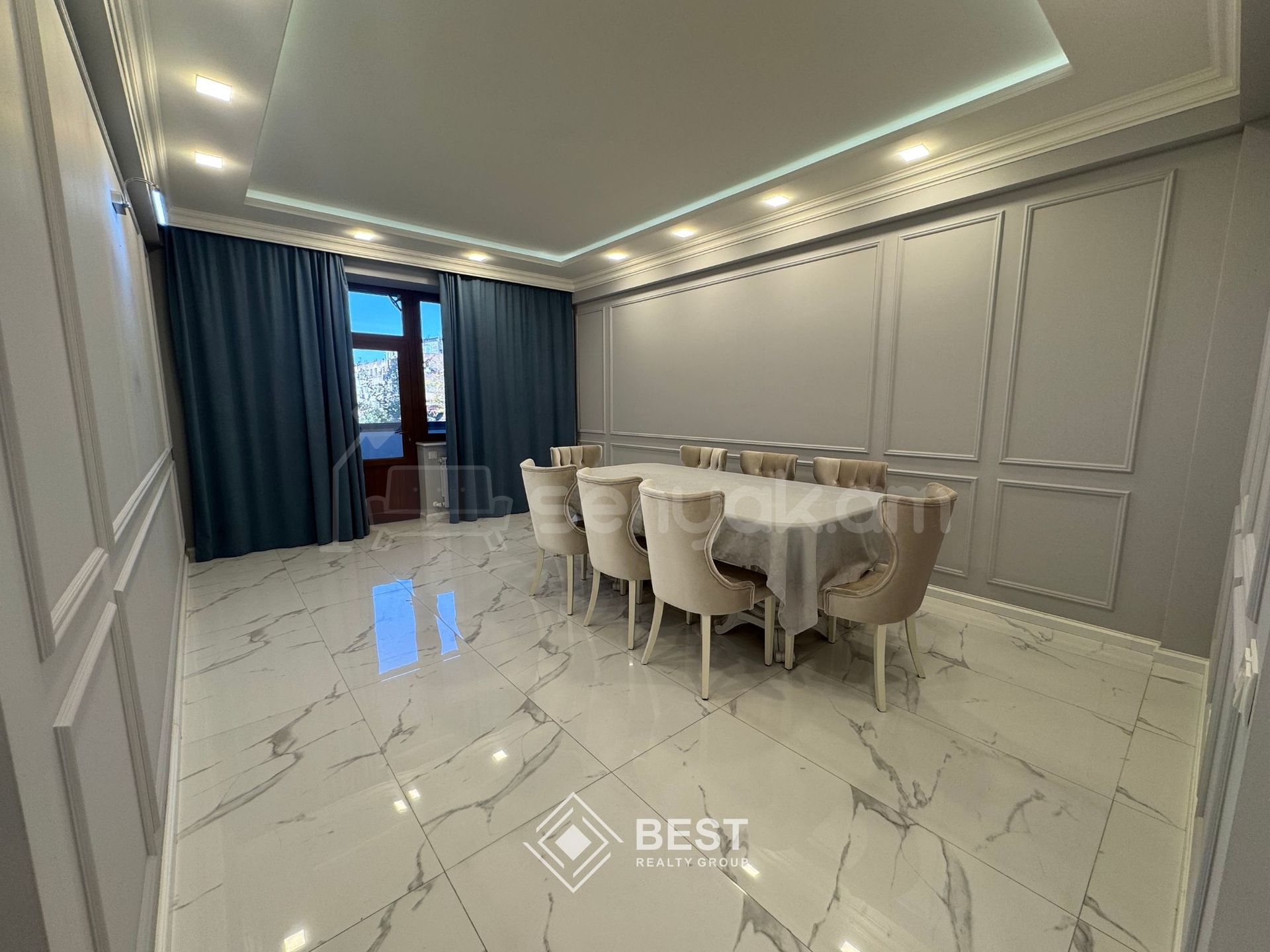 5 Սենյականոց Բնակարան Նորակառույցում, 152քմ, 2/12 հարկ, Կապիտալ Վերանորոգված