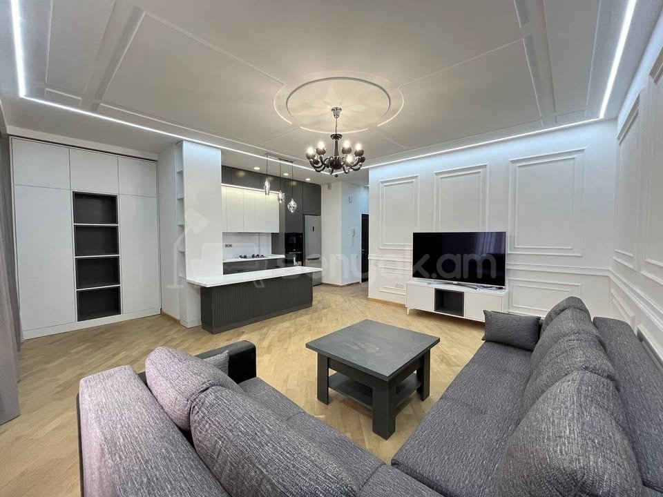 2 Սենյականոց Բնակարան Նորակառույցում, 90քմ, 12/12 հարկ, Կապիտալ Վերանորոգված, Կահավորված